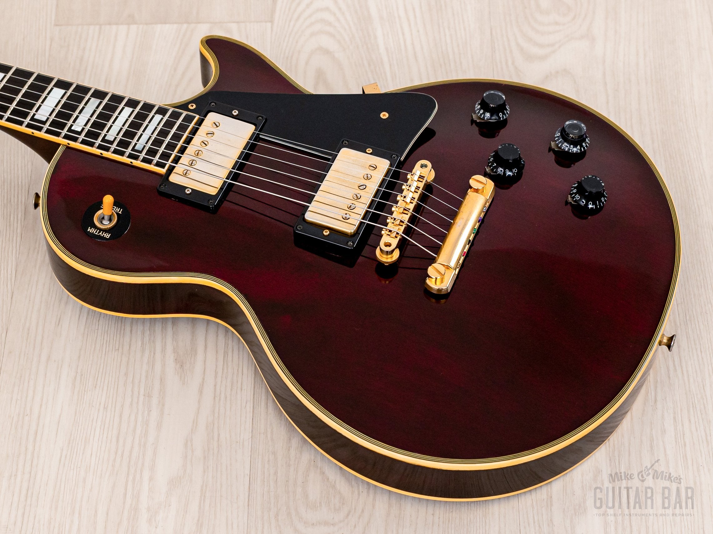1981 Tokai Love Rock Custom LC100 Vintage Guitar Wine Red, 100% Original w/ Case