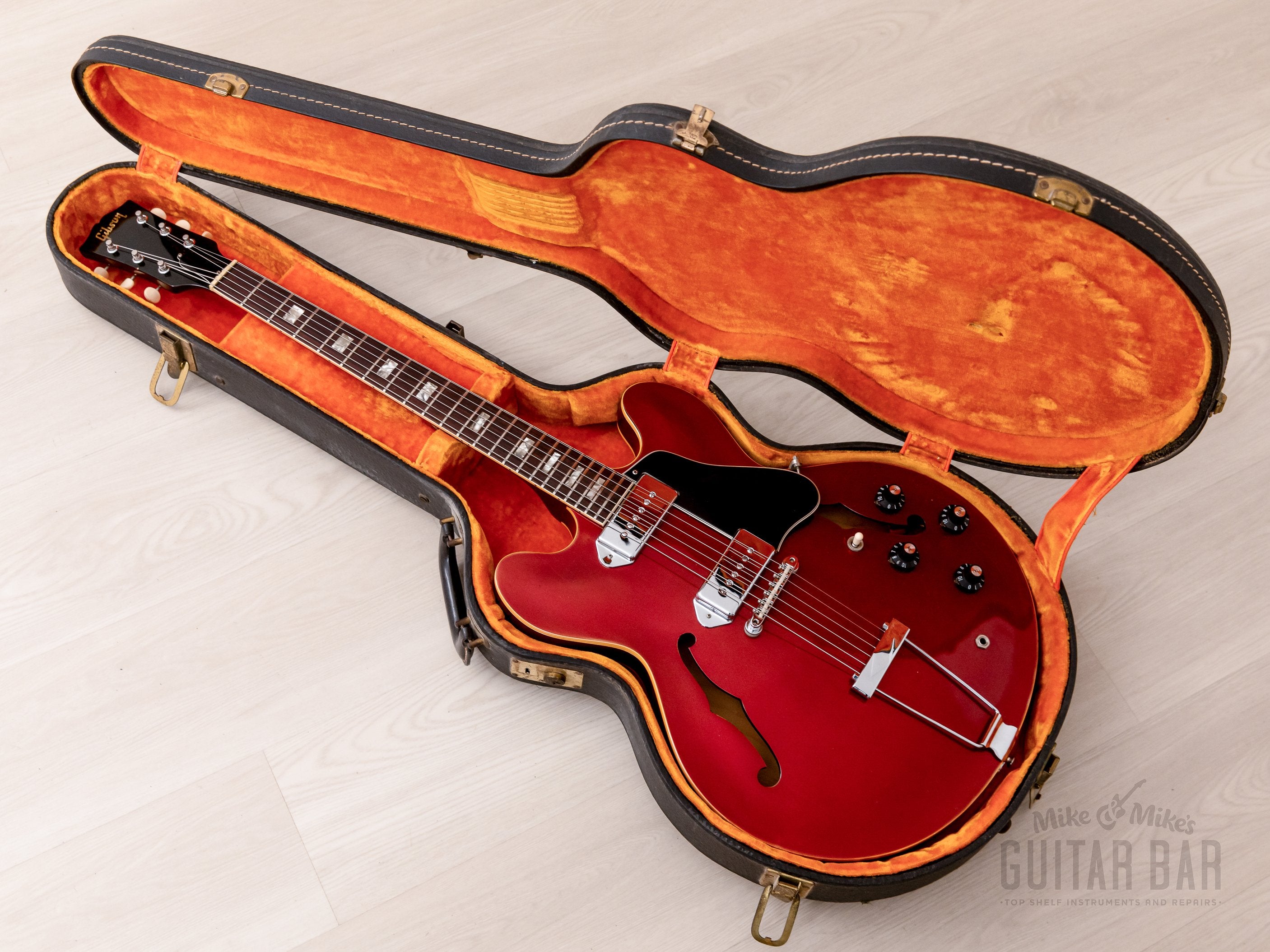 1968 Gibson ES-330 TDC Vintage Hollowbody Sparkling Burgundy 