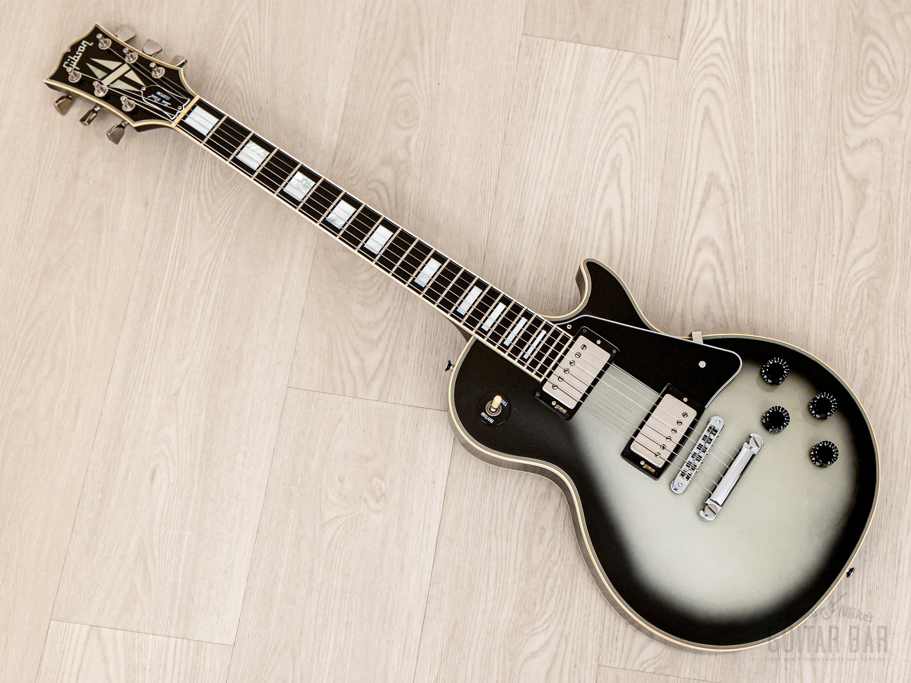 1984 Gibson Les Paul Custom Silverburst w/ Tim Shaw PAFs, Case