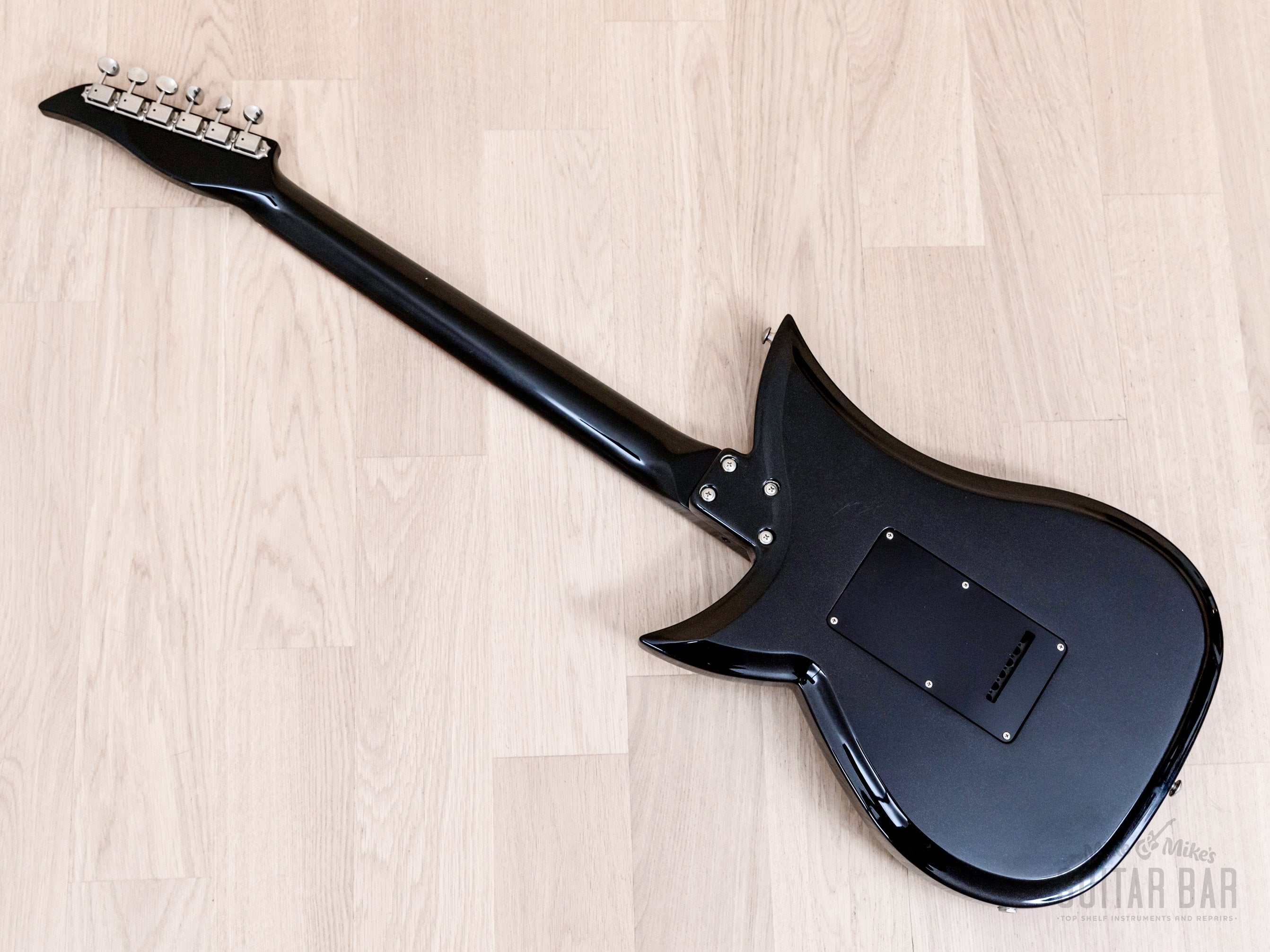 1990s Tokai Talbo A-125SH Aluminum Body Guitar Black Sparkle, Japan
