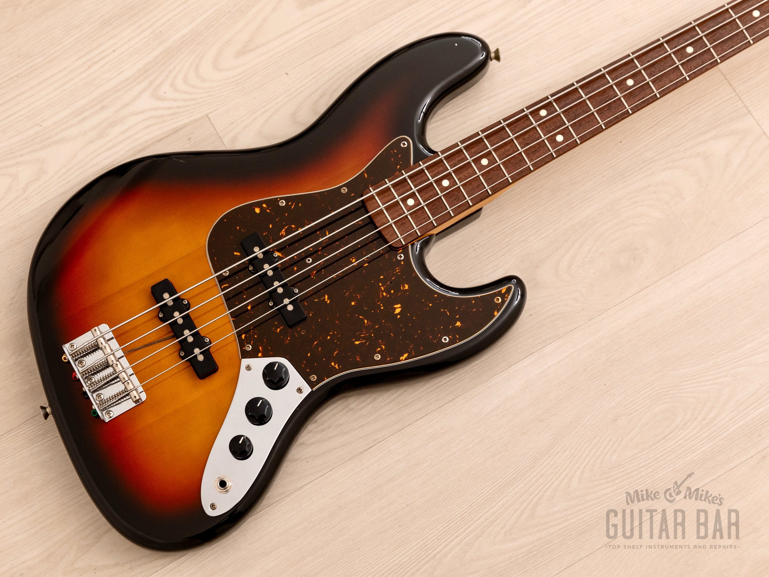 1995 Fender Jazz Bass '62 Vintage Reissue JB62-58 Sunburst, Japan MIJ