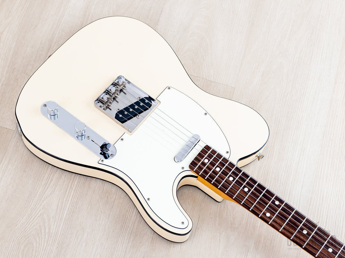 TL62B Olympic White Telecaster Custom body top angle