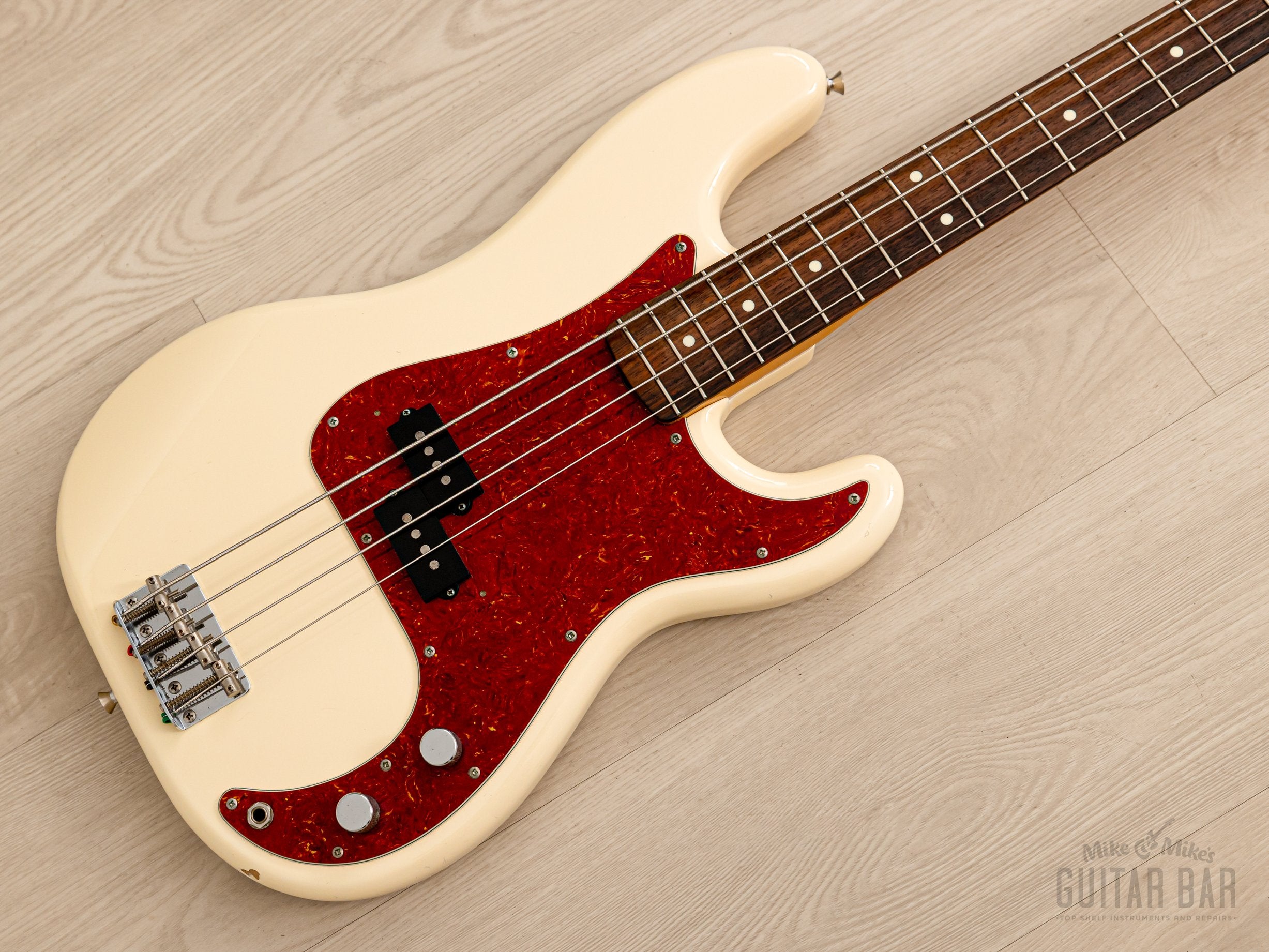 1993 Fender Precision Bass ‘62 vintage reissue PB62-53 Olympic White, Japan  MIJ