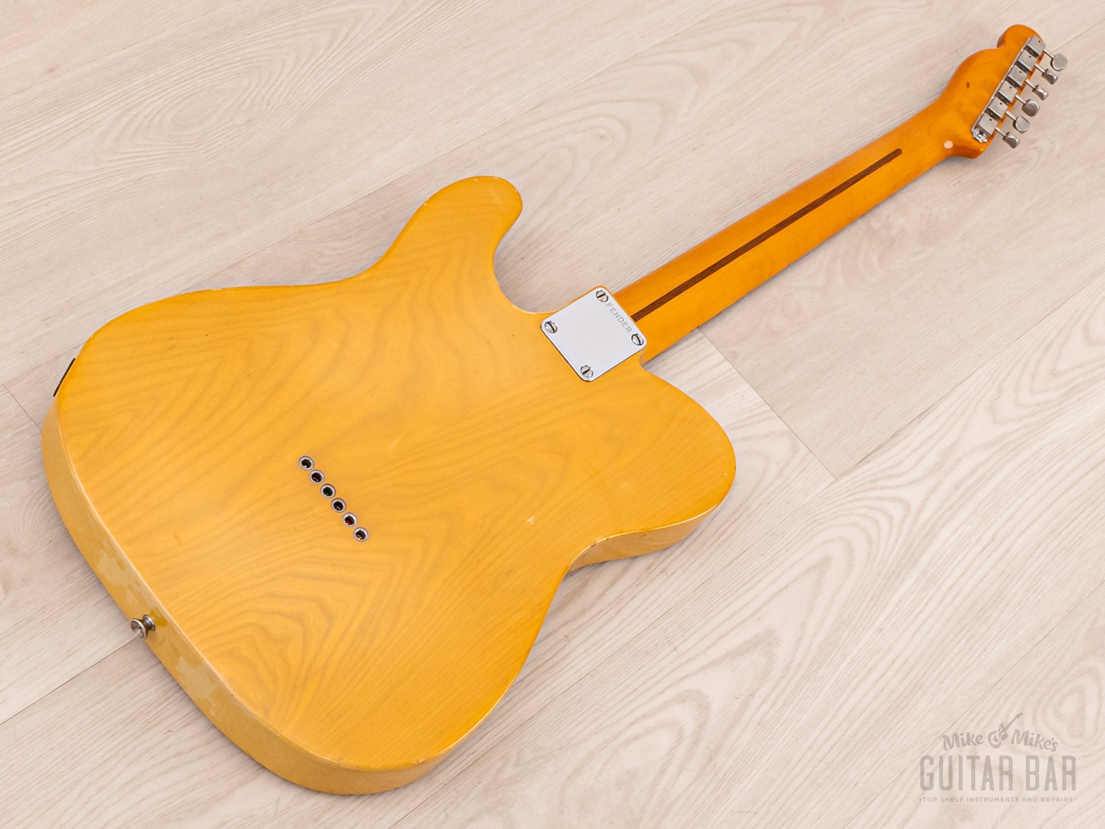 1987 Fender Telecaster '52 Vintage Reissue TL52-95 Butterscotch Lacquer w/ USA Pickups & Tweed Case, Japan MIJ Fujigen