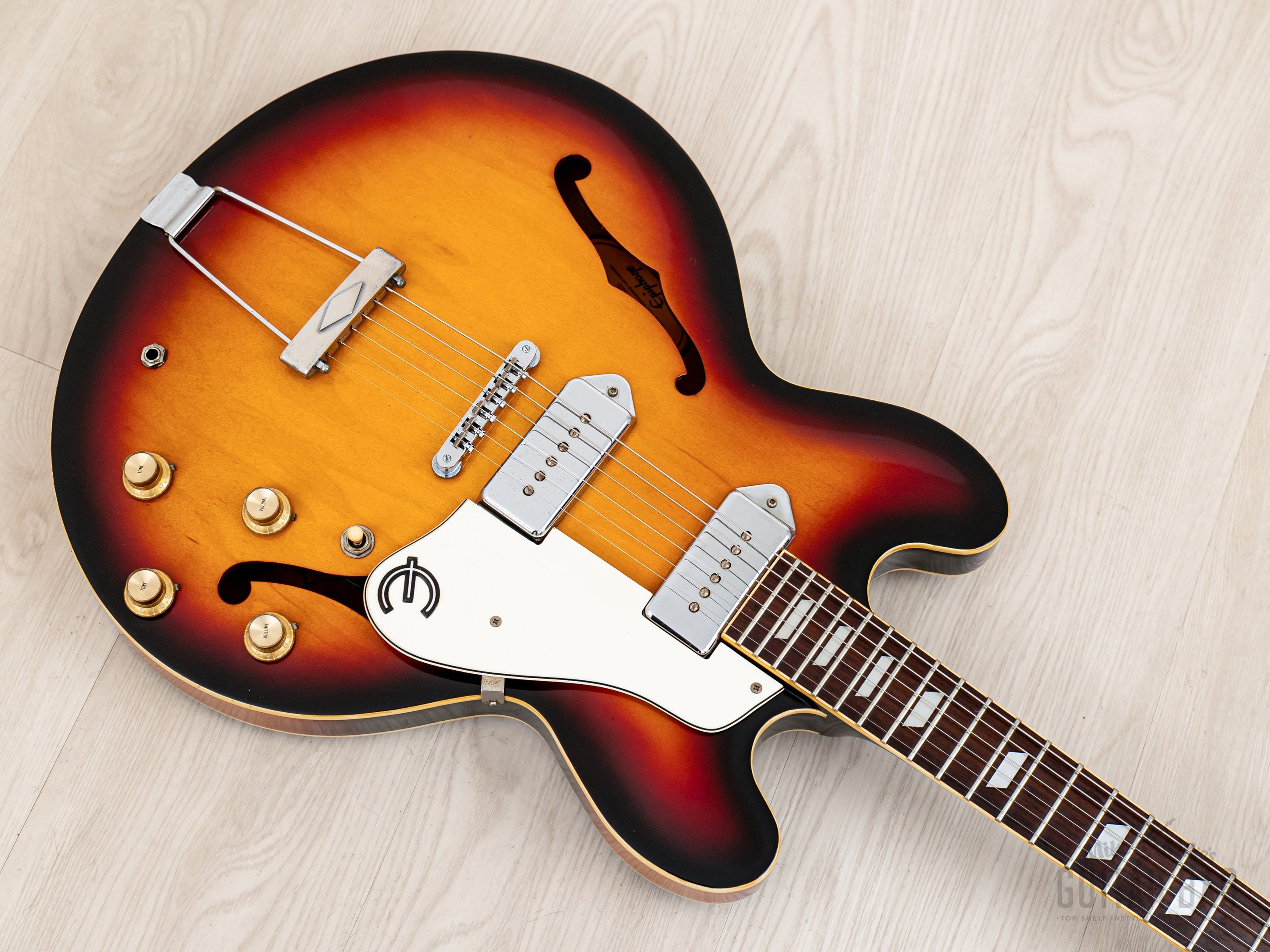 1996 Epiphone Casino Sunburst w/ Case, Peerless