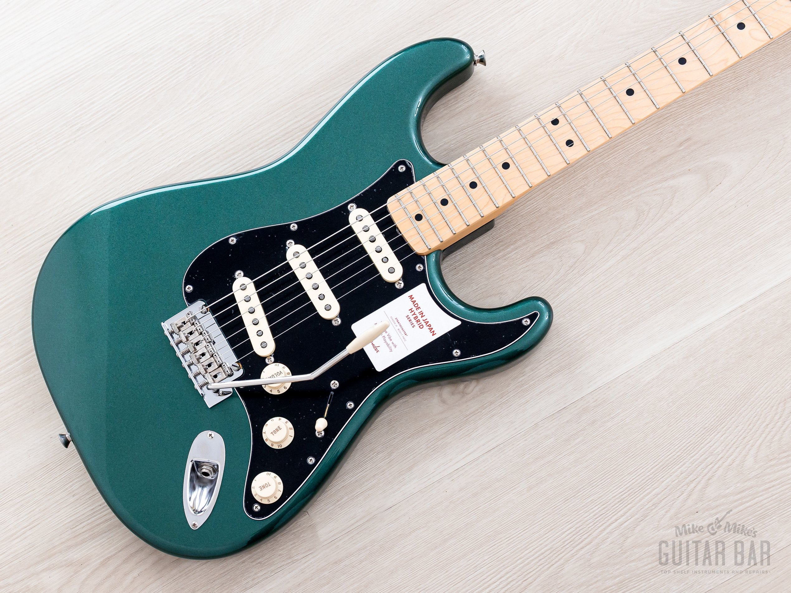 2019 Fender Hybrid 68 Stratocaster Sherwood Green, Mint w/ Pure Vintag