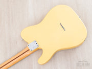 1988 Fender American Standard Telecaster Vintage White, back of body and neck heel