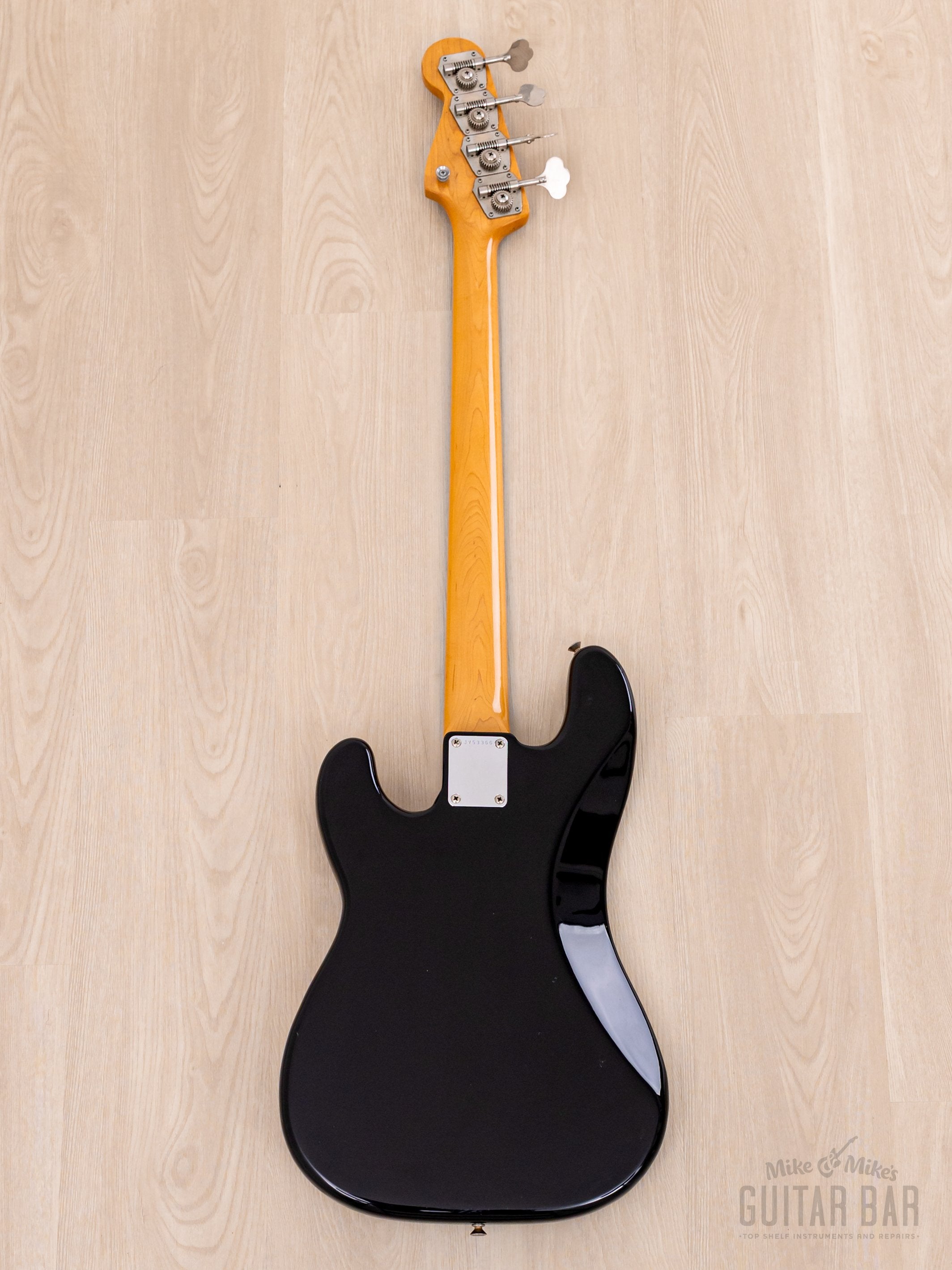 1983 Squier by Fender JV Precision Bass '62 Vintage Reissue SPB-50 Black w/ Case, Japan MIJ Fujigen