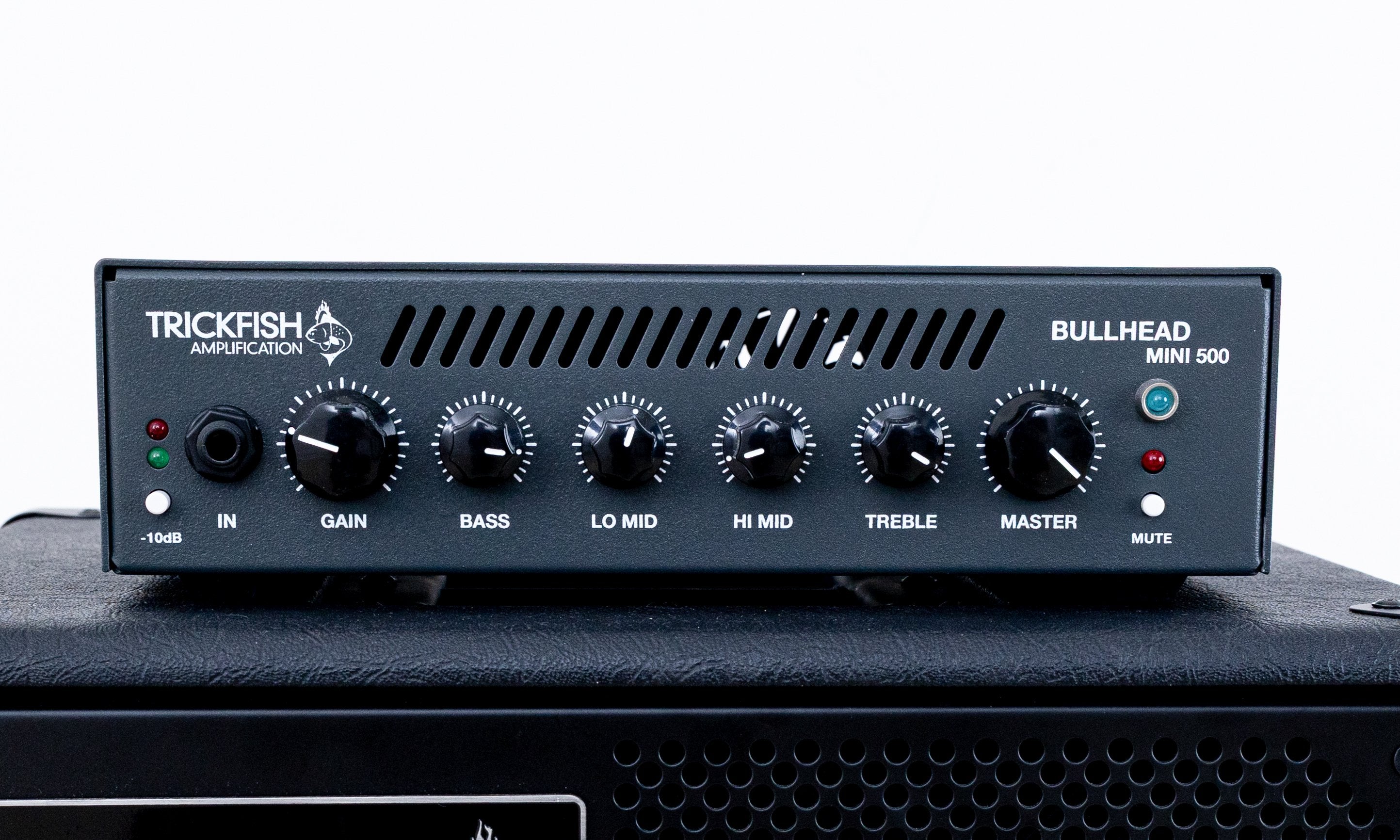 2024 Trickfish Bullhead Mini 500 Bass Guitar Amp Head & TF112M 1x12 Sp