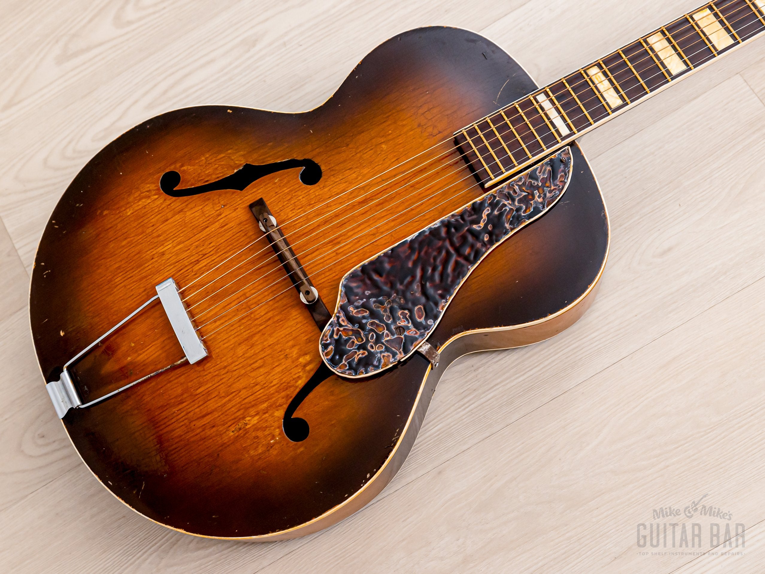 Gretsch Synchromatic アコースティックギター サンバースト 1940s Gretsch Synchromatic 100 Vintage Archtop Acoustic Guitar Sunburs