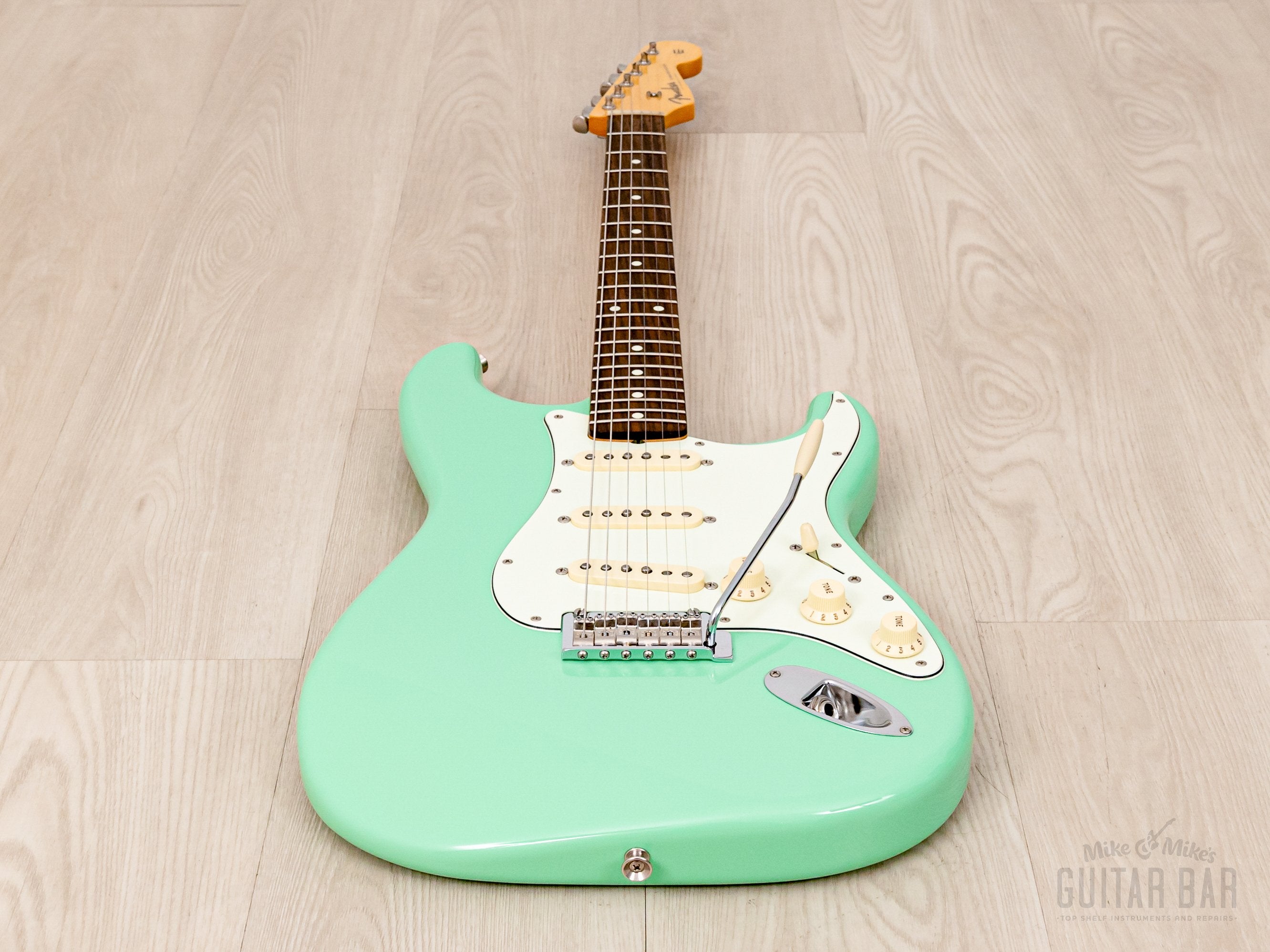 2020 Fender Hybrid '60s Stratocaster FSR Surf Green w/ USA Pickups, Japan MIJ