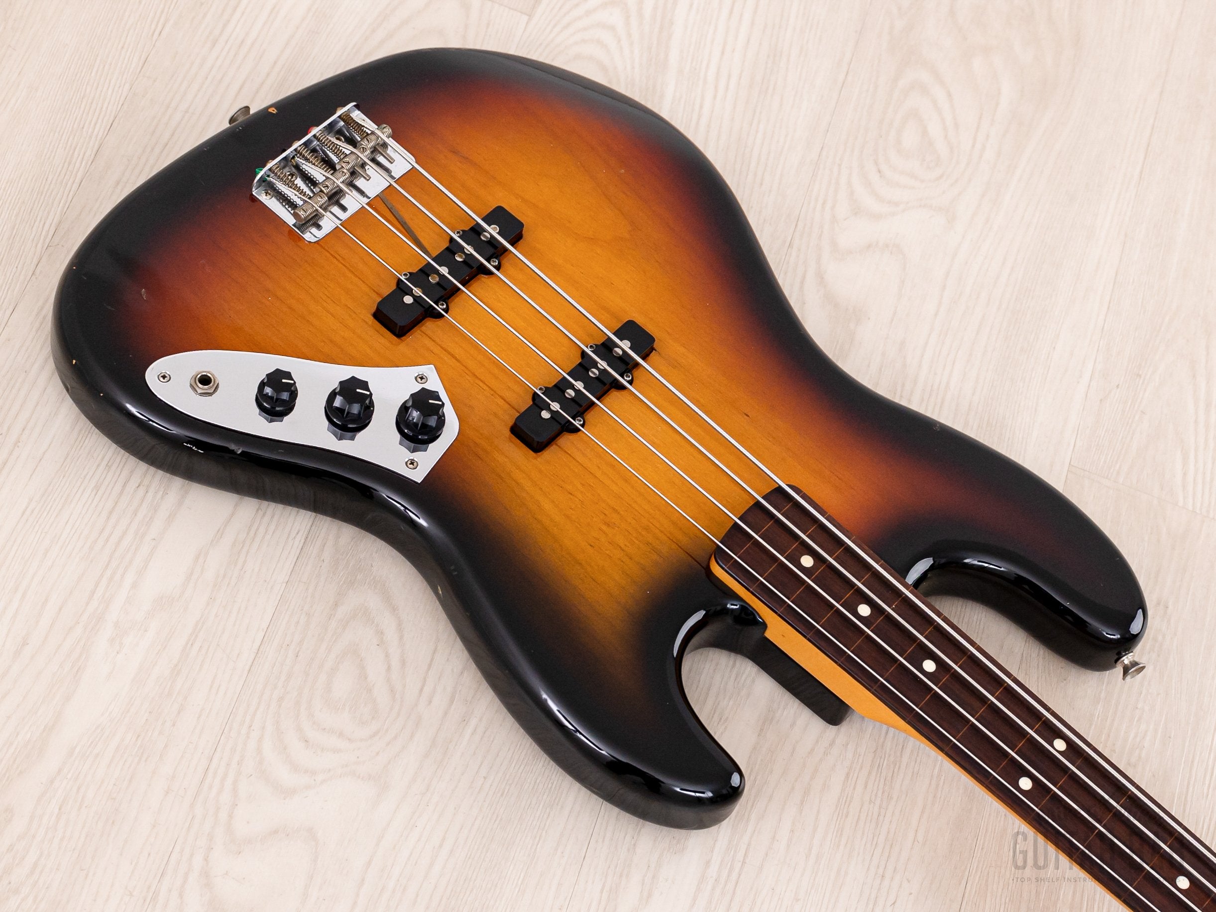 1994 Fender Jazz Bass Fretless '62 Vintage Reissue JB62-77FL w/ USA Pickups, Japan MIJ, Jaco