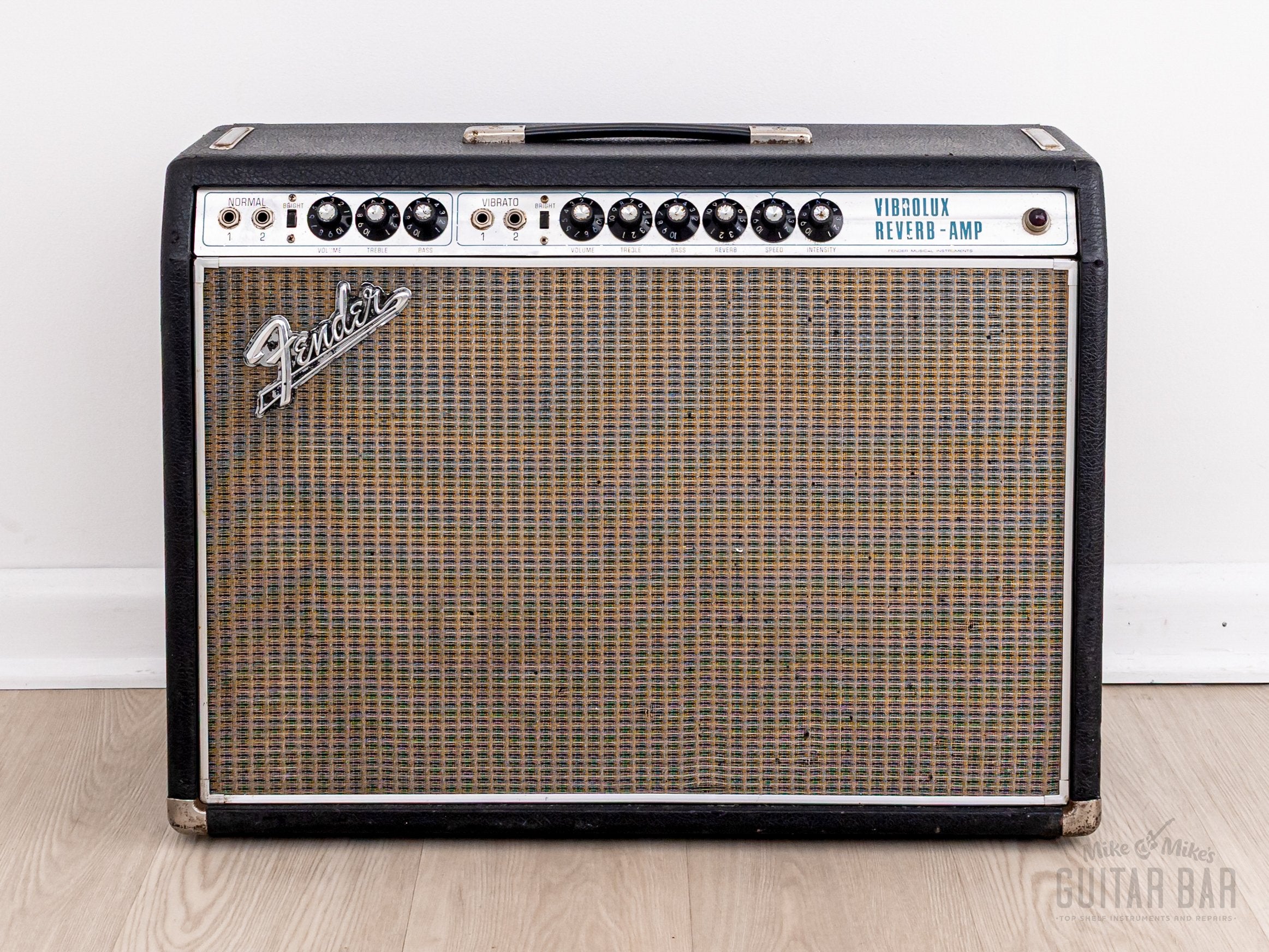 1969 Fender Vibrolux Reverb Drip Edge Vintage Tube Amp 2x10 Oxford w/ AA864 Circuit
