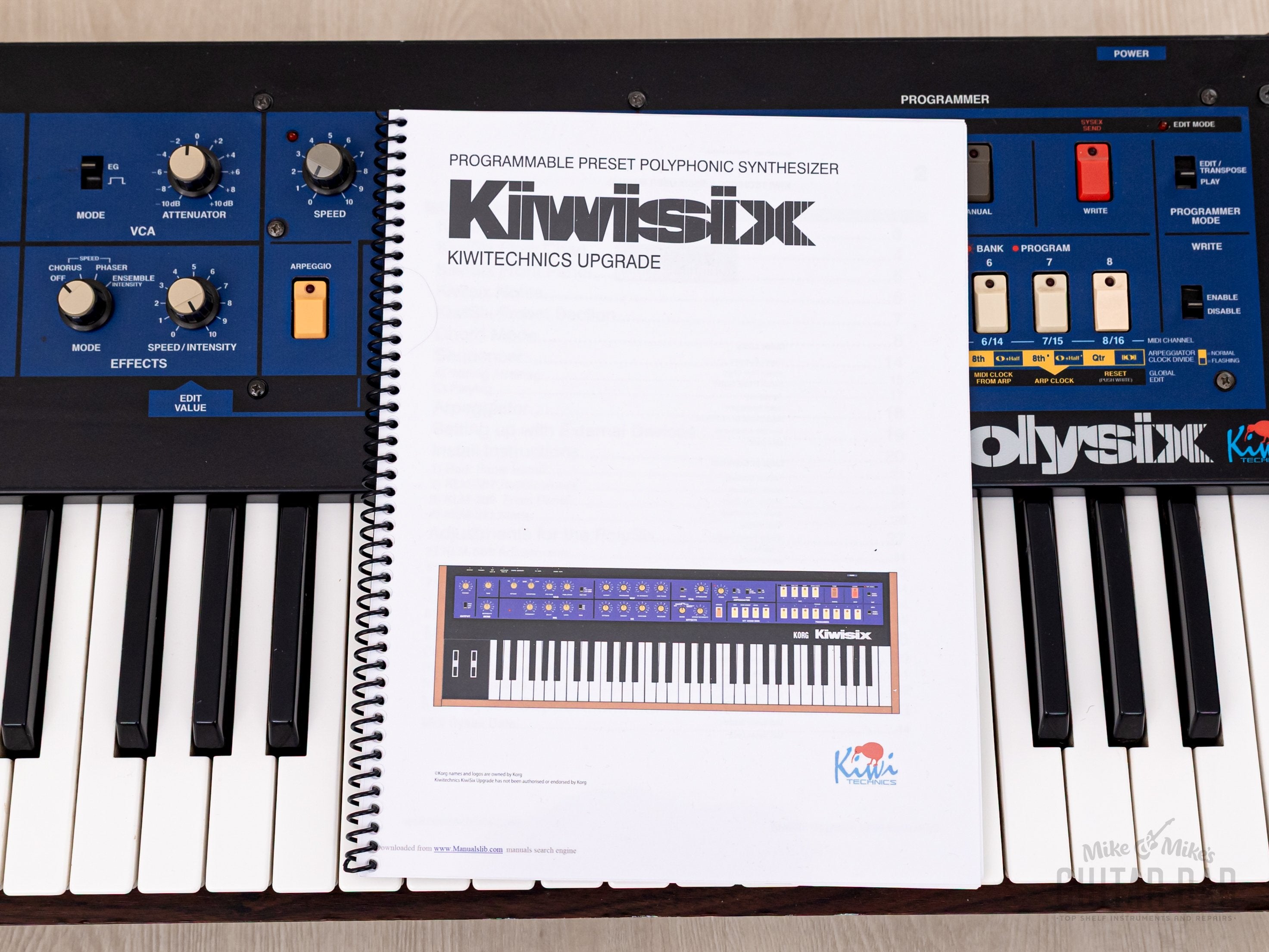1980s Kory PolySix Kiwi Upgrade Vintage Analog Polyphonic Synthesizer w/ MIDI