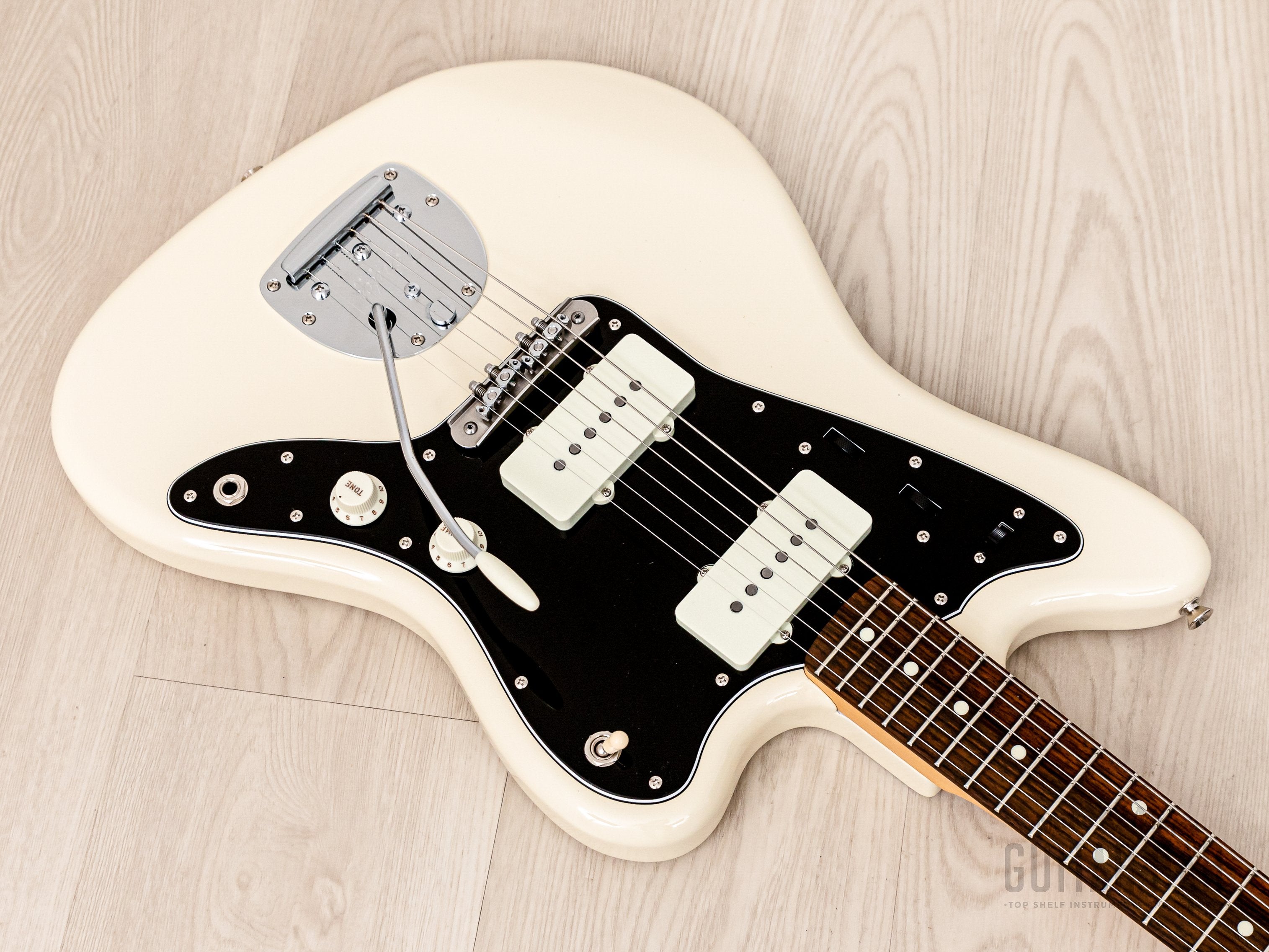 2020 Fender Hybrid 60s Jazzmaster Olympic White Near-Mint w/ Mastery Bridge & Case, Japan MIJ