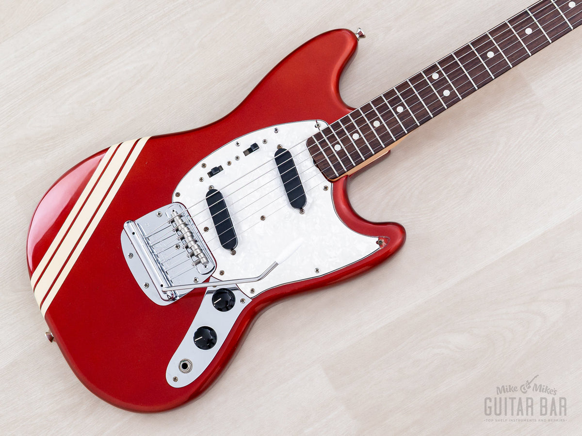 1973 Fender Competition Mustang Red front angle view