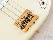 Close-up of gold Brassmaster bridge