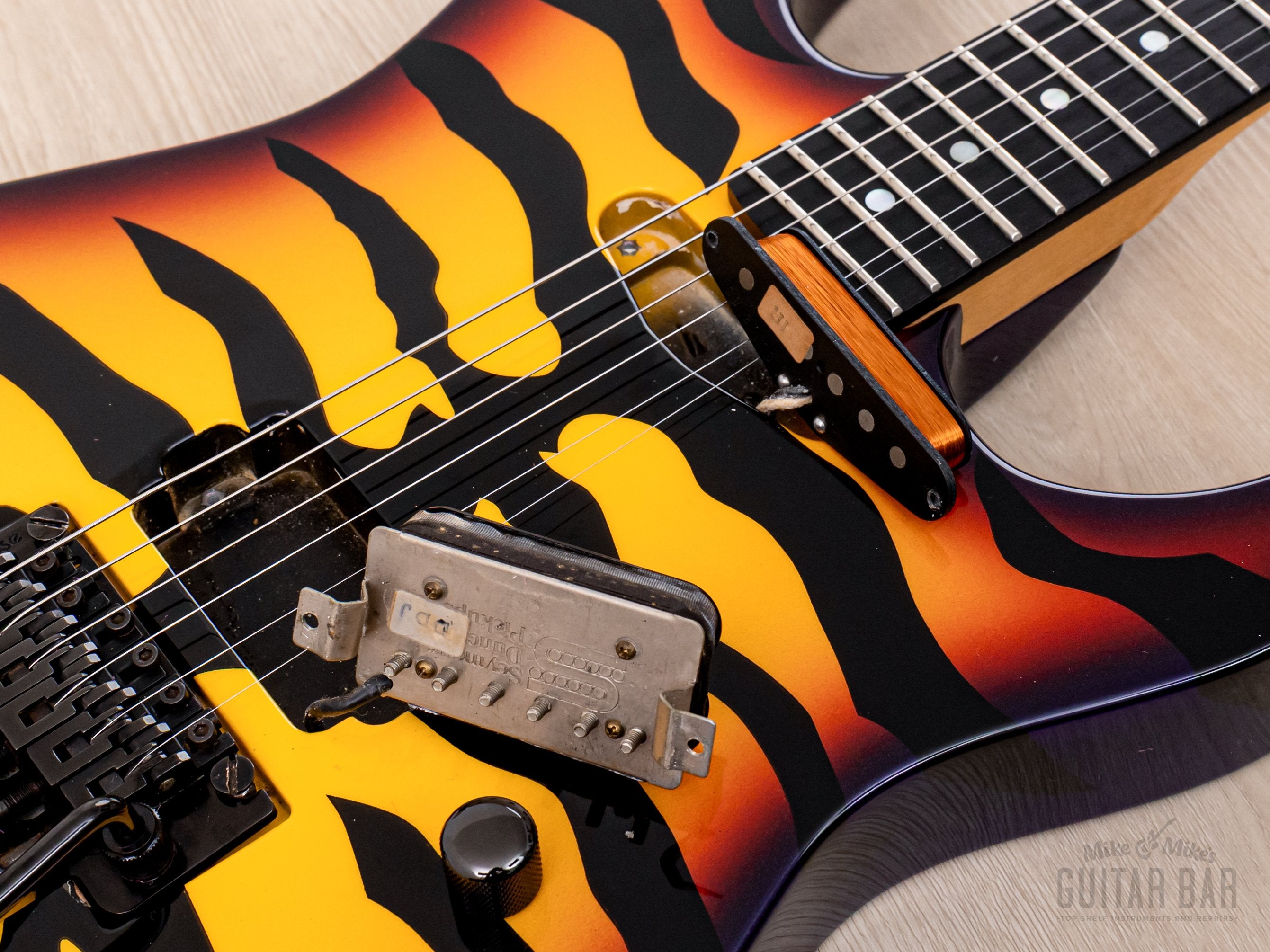 1989 ESP George Lynch SGL-300PT Purple Tiger, Near-Mint w/ Case