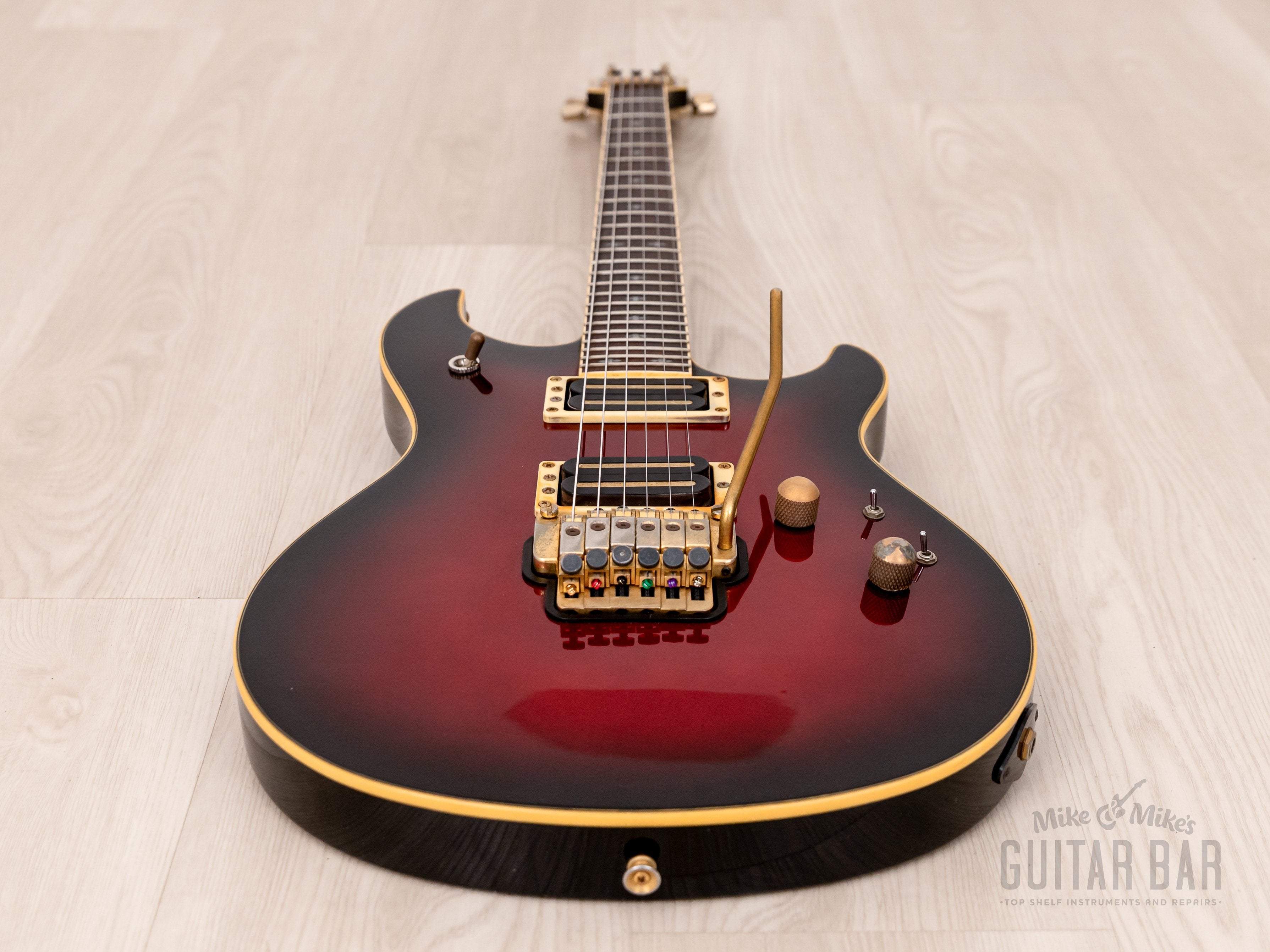 1986 Yamaha SFX-1 Super Flight Wine Red Sunburst w/ Hangtags, Kyoji Yamamoto Bow Wow