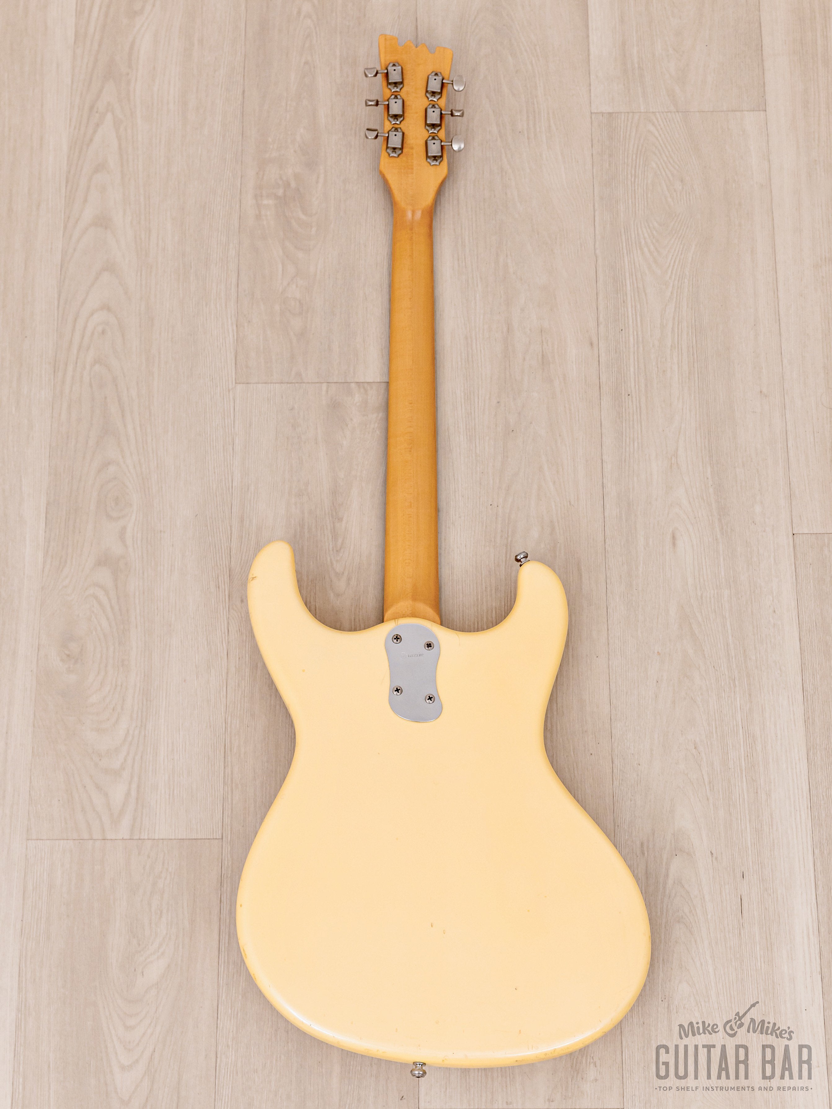 2000s Mosrite Ventures Model Super Custom '65 Pearl White w/ Curtis Novak Pickups & Vibramute, Japan Kurokumo