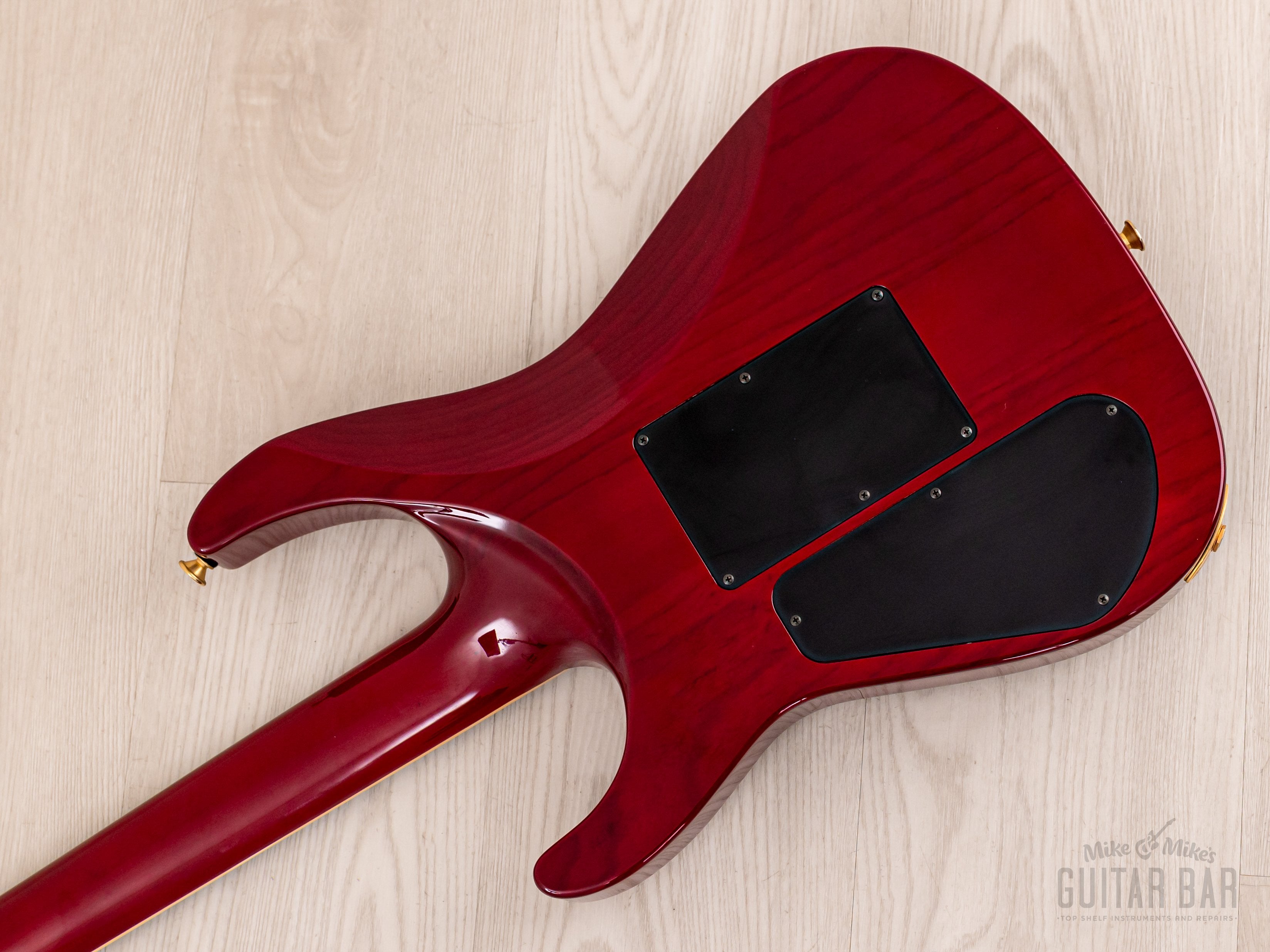 1999 Jackson Stars Japan Pride Soloist J.P. SL-175 Trans Red Quilt Top SSH Superstrat w/ Case