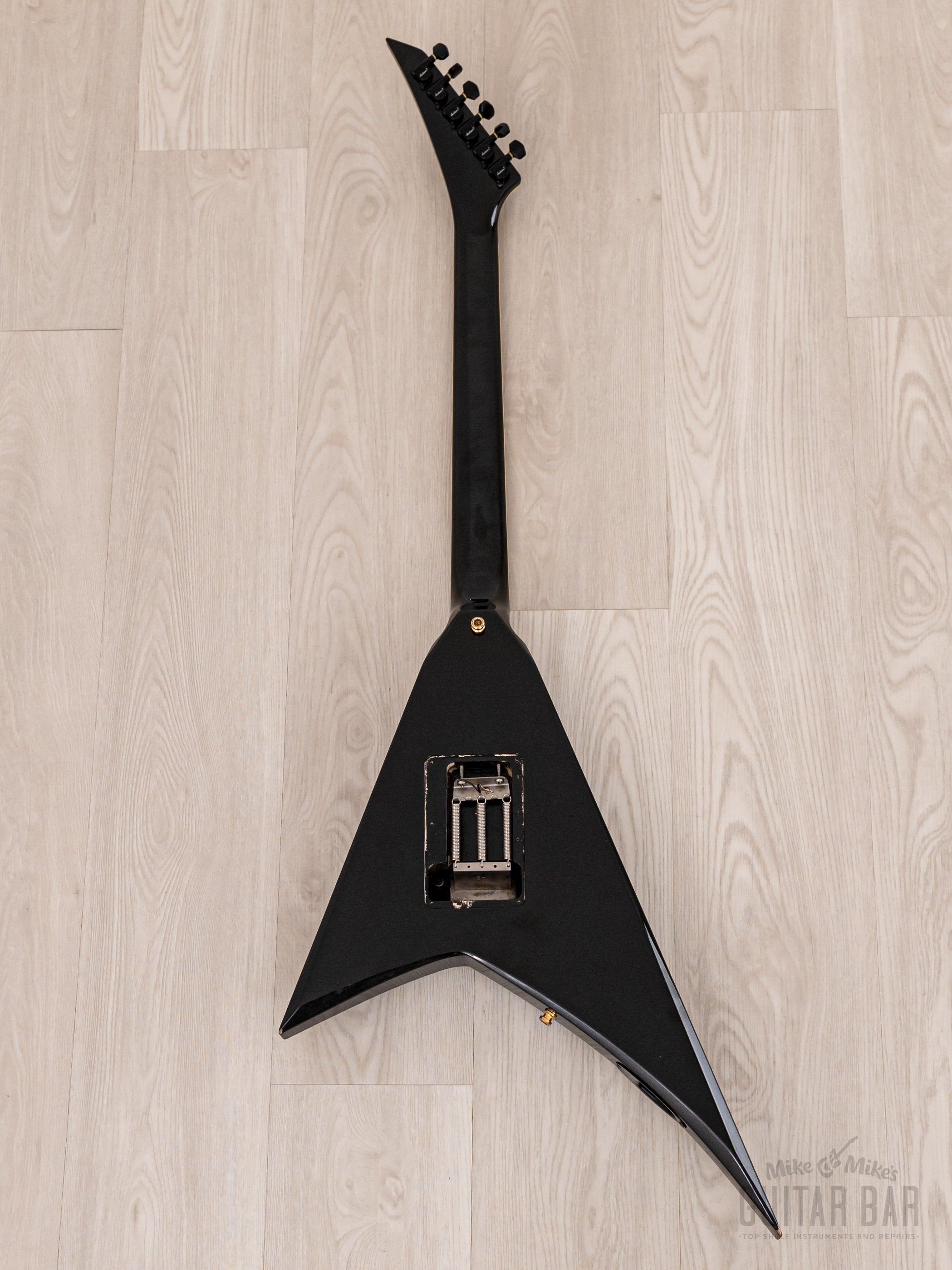 1991 Grover Jackson Randy Rhoads Custom V Metallic Black w/ EMGs, Case