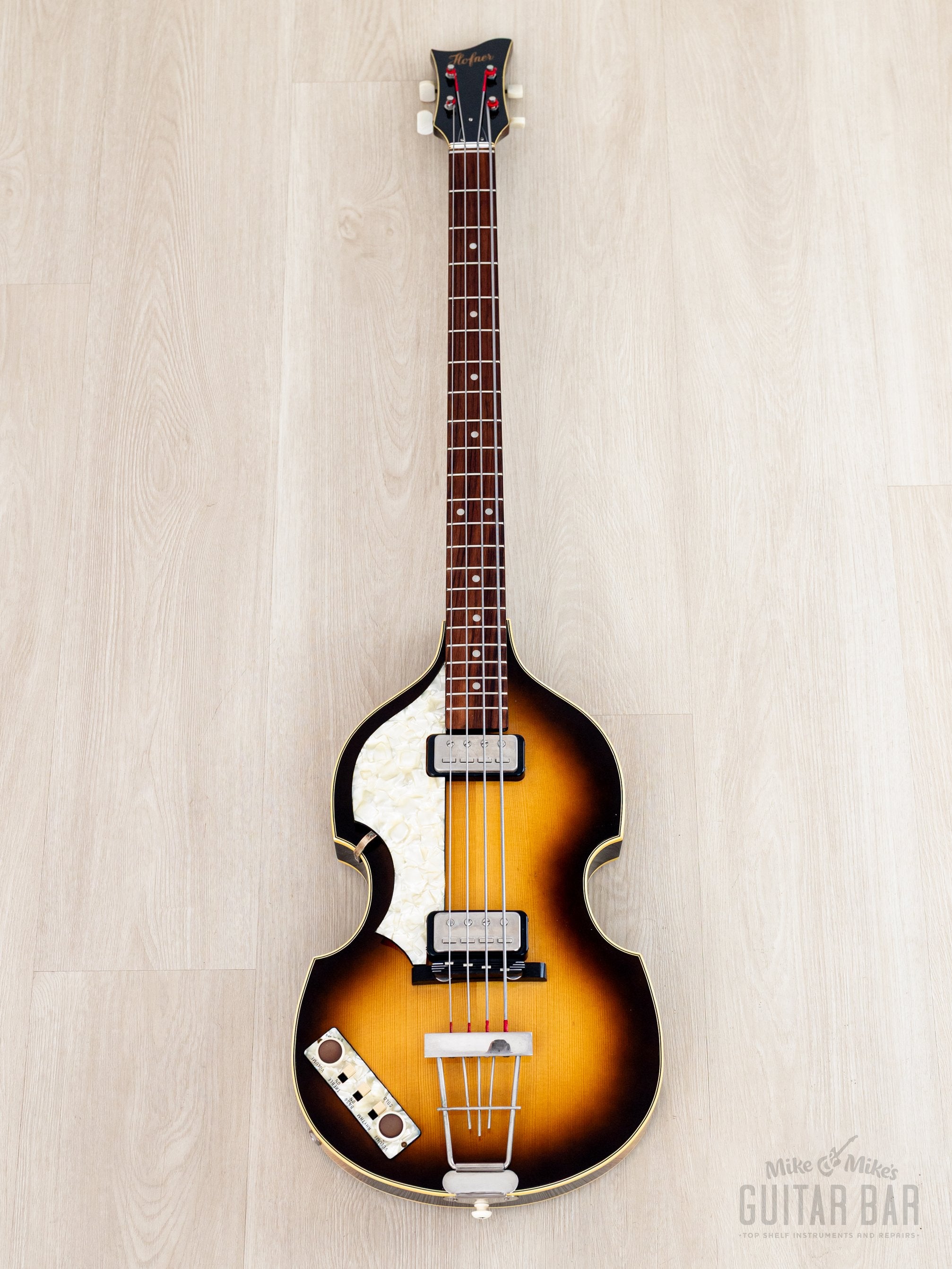 2003 Hofner 500/1 Vintage '62 Left-Handed Violin Beatle Bass, Near-Min