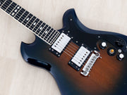 Seagull II body and ebony fretboard, angled view
