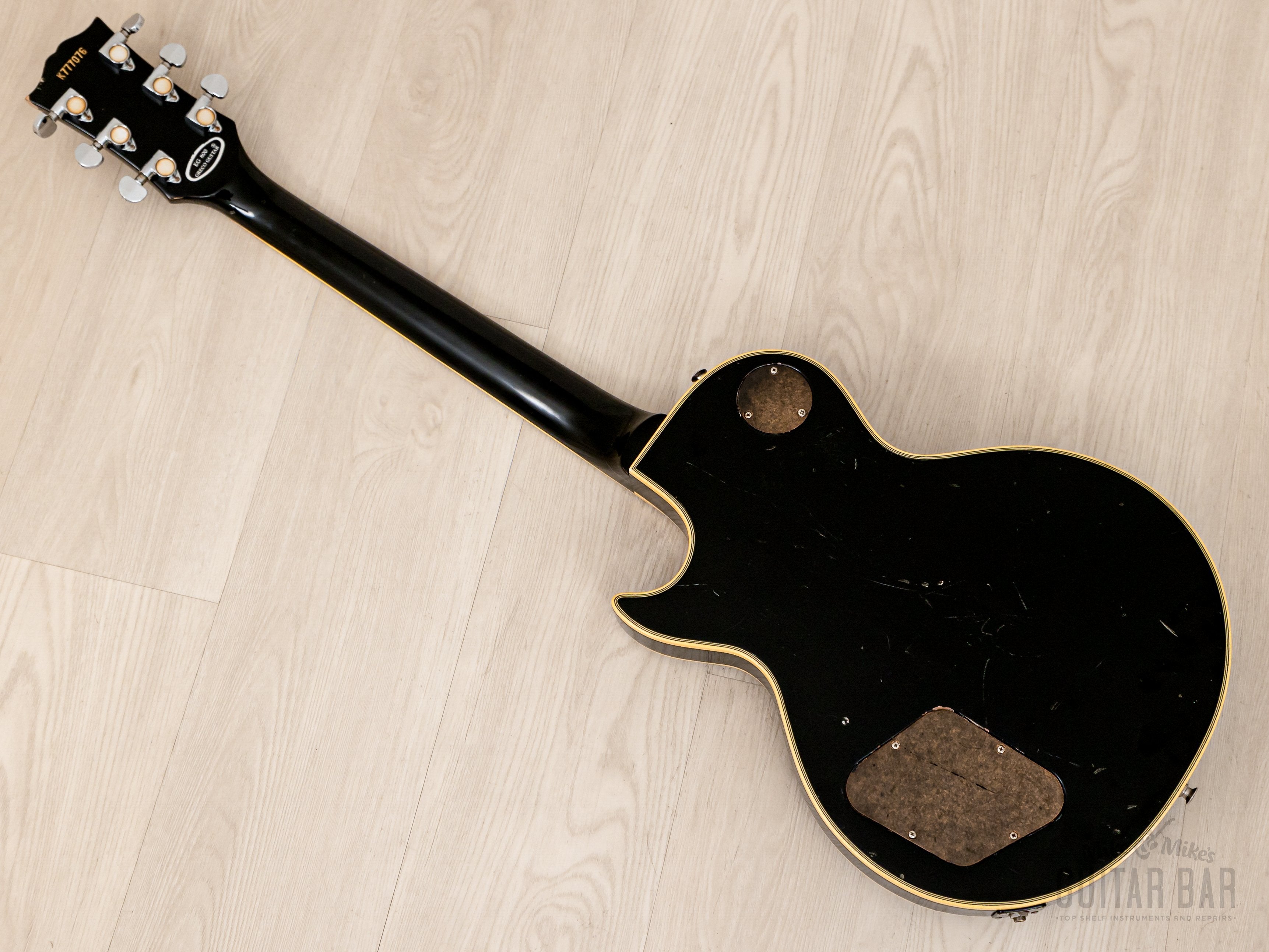 1977 Greco EG800PB Vintage 3 Pickup Custom Black Beauty Frampton Phenix, Japan Fujigen