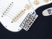 Bridge pickup and tremolo close-up