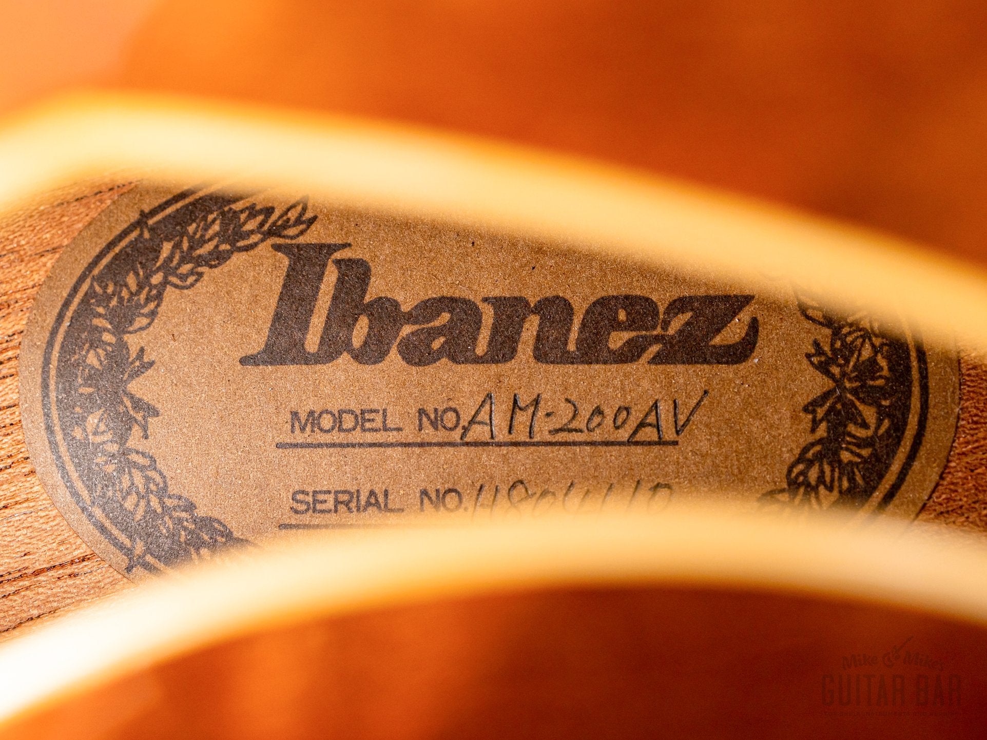 1988 Ibanez Artstar AM200 Burl Mahogany Vintage Semi-Hollow Guitar Antique Violin, Near-Mint