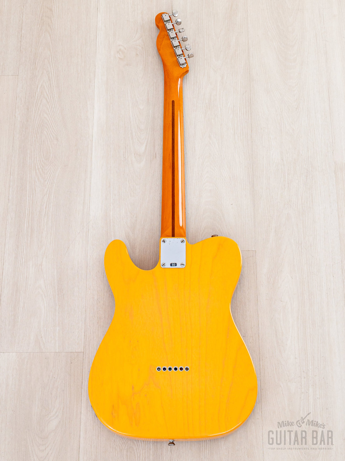 1999 Fender American Vintage 52 Telecaster Butterscotch, full back view