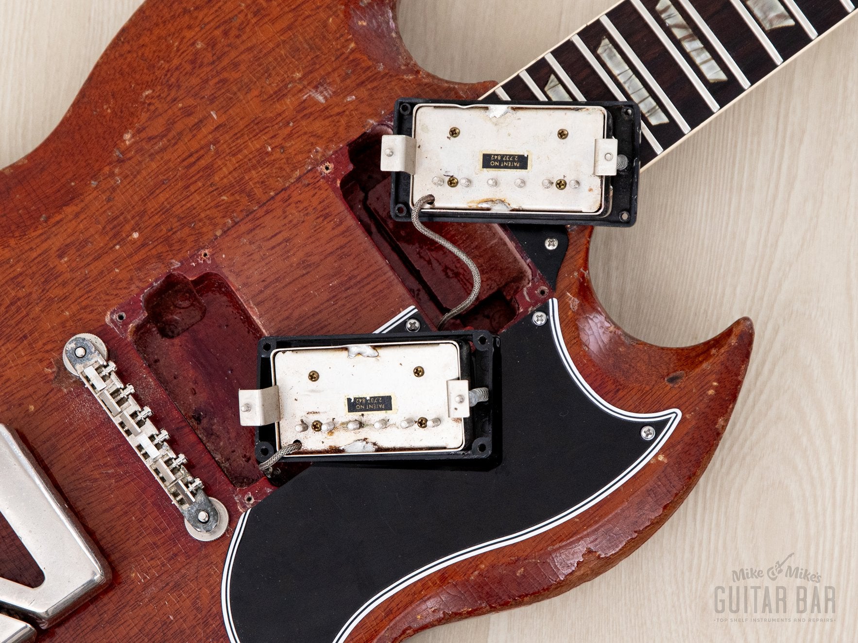 1962 Gibson Les Paul SG Standard Employee Guitar Cherry w/ Pat # Picku