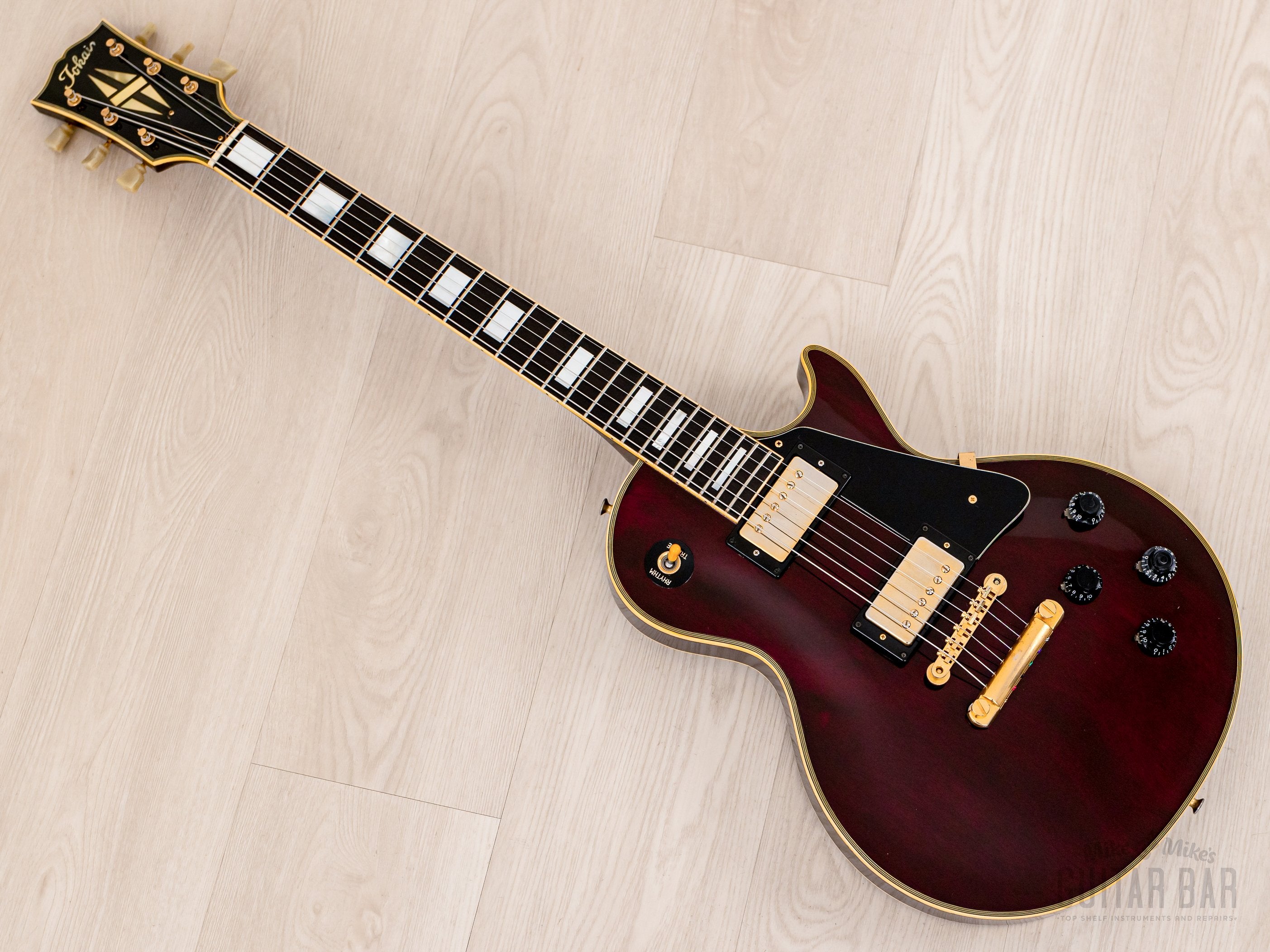 1981 Tokai Love Rock Custom LC100 Vintage Guitar Wine Red, 100% Original w/ Case