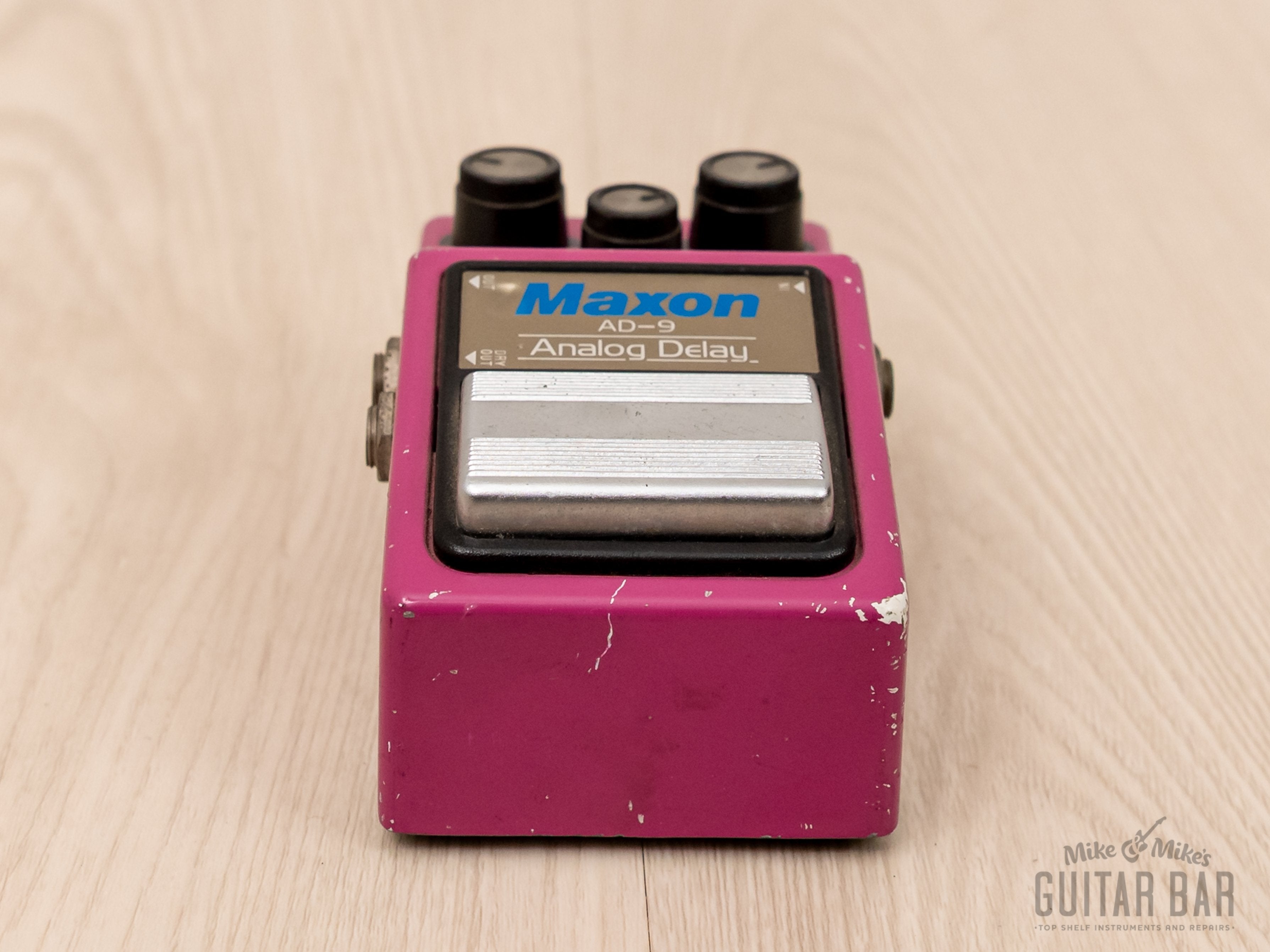 1981 Maxon AD-9 Delay Vintage Guitar Effects Pedal w/ Box, Ibanez Japan