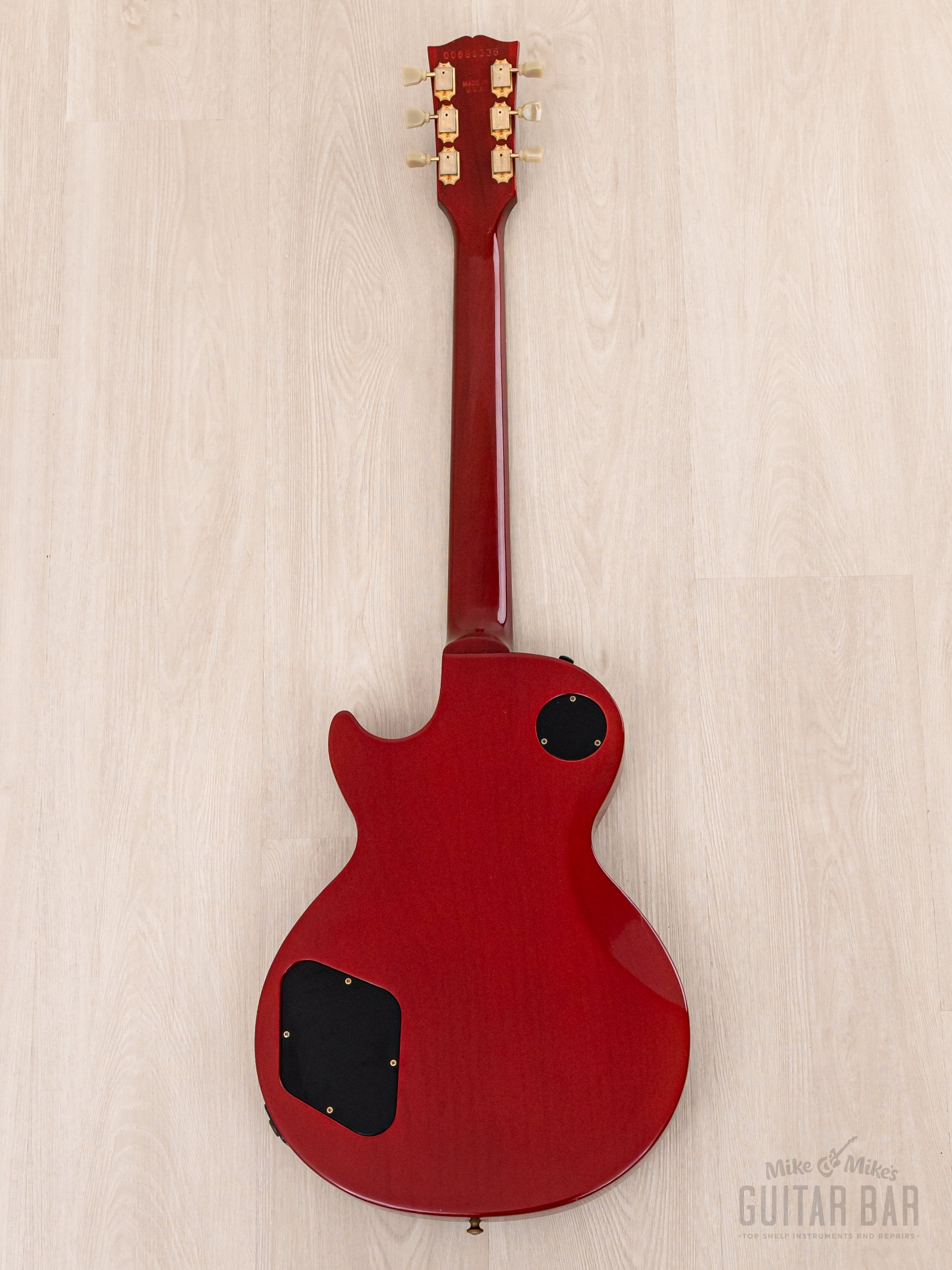 2001 Gibson Les Paul Junior Special Plus Flame Top Transparent Red w/ Gold Hardware, Case & Hangtag
