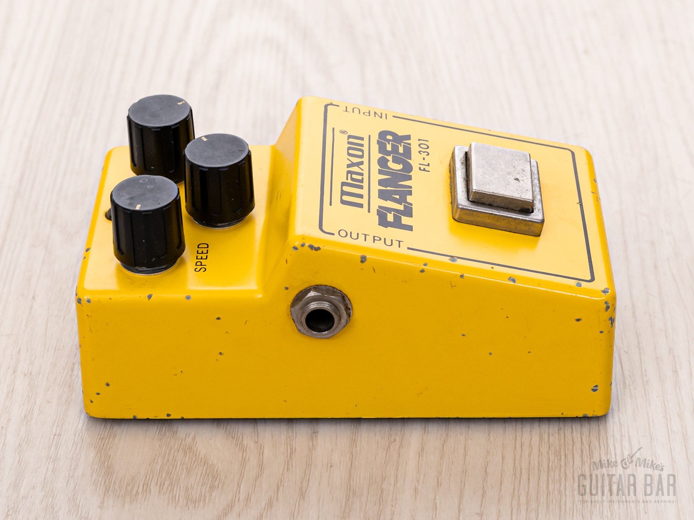 1980s Maxon FL-301 Flanger Vintage Analog Guitar Effects Pedal, Ibanez Japan w/ Box