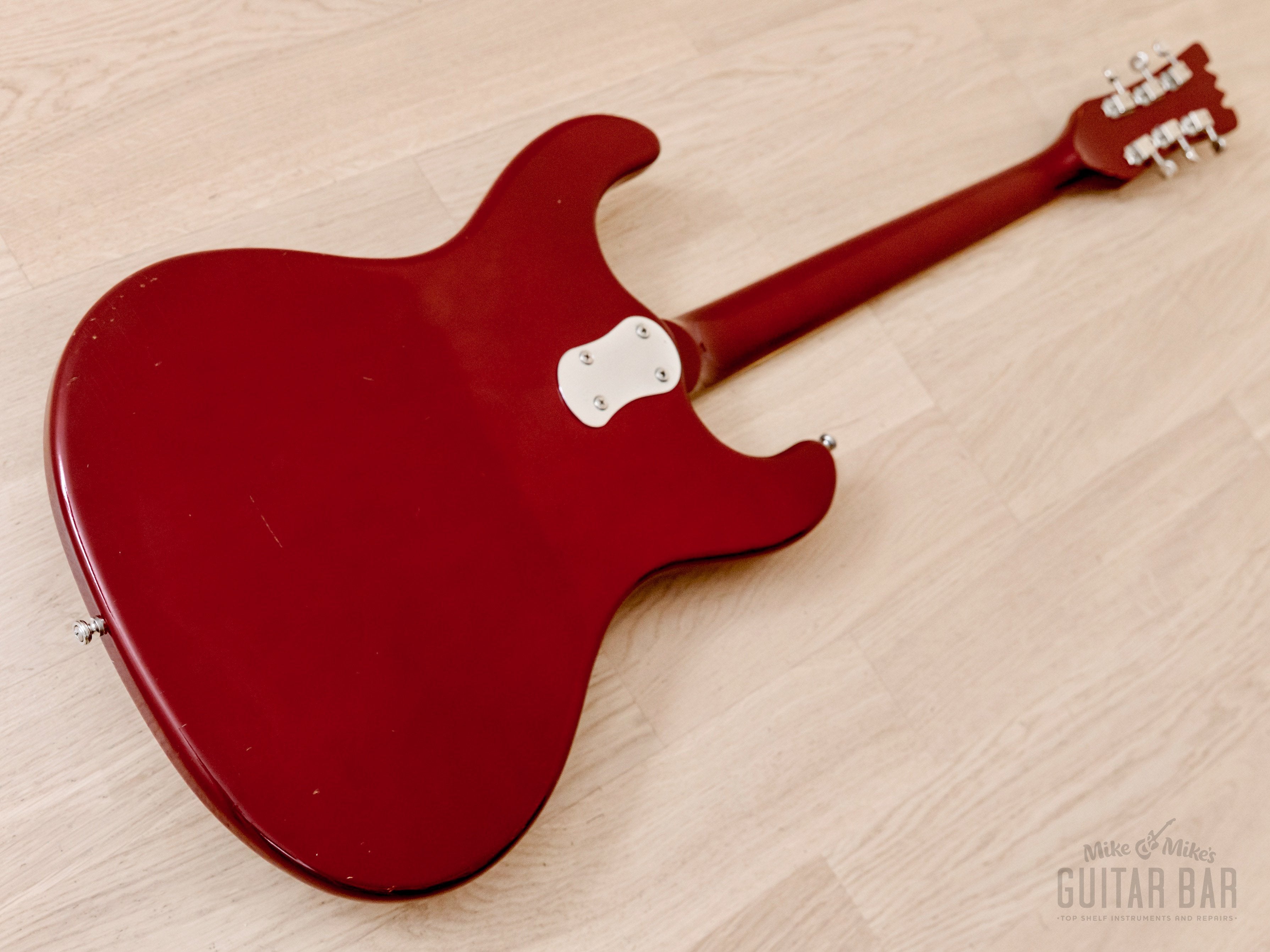 2004 Mosrite Eurorite 3 Pickup Non-Production Ventures-Style Guitar, Candy Apple Red w/ Case, Fillmore