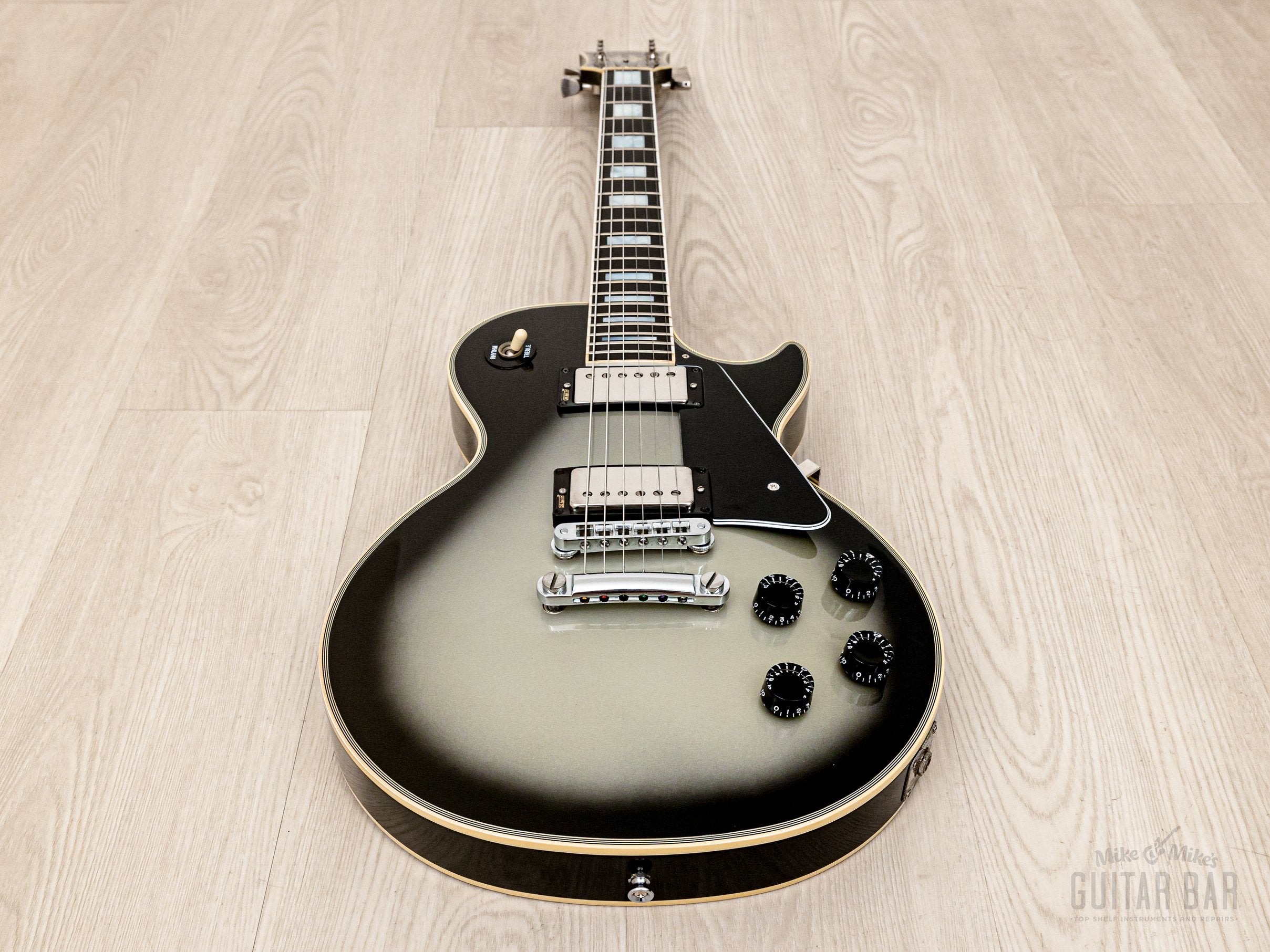 1984 Gibson Les Paul Custom Silverburst w/ Tim Shaw PAFs, Case