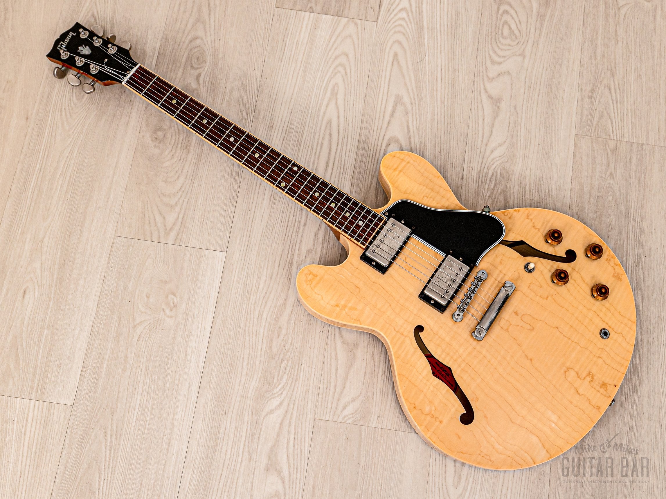 2005 Gibson Memphis ES-335 Dot Antique Natural, 100% Original & Near Mint w/ 57 Classic PAFs, Case