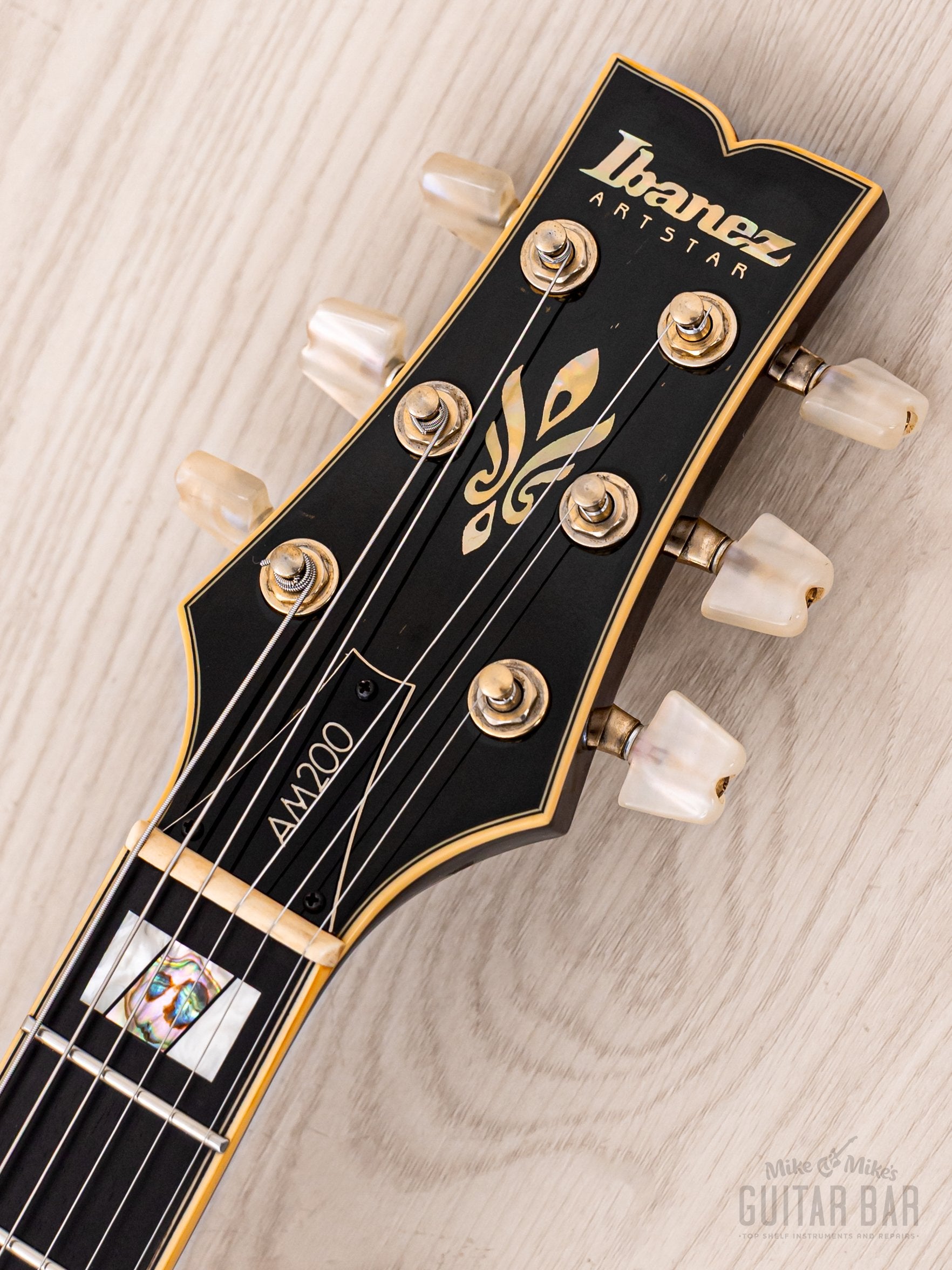 1988 Ibanez Artstar AM200 Burl Mahogany Vintage Semi-Hollow Guitar Antique Violin, Near-Mint