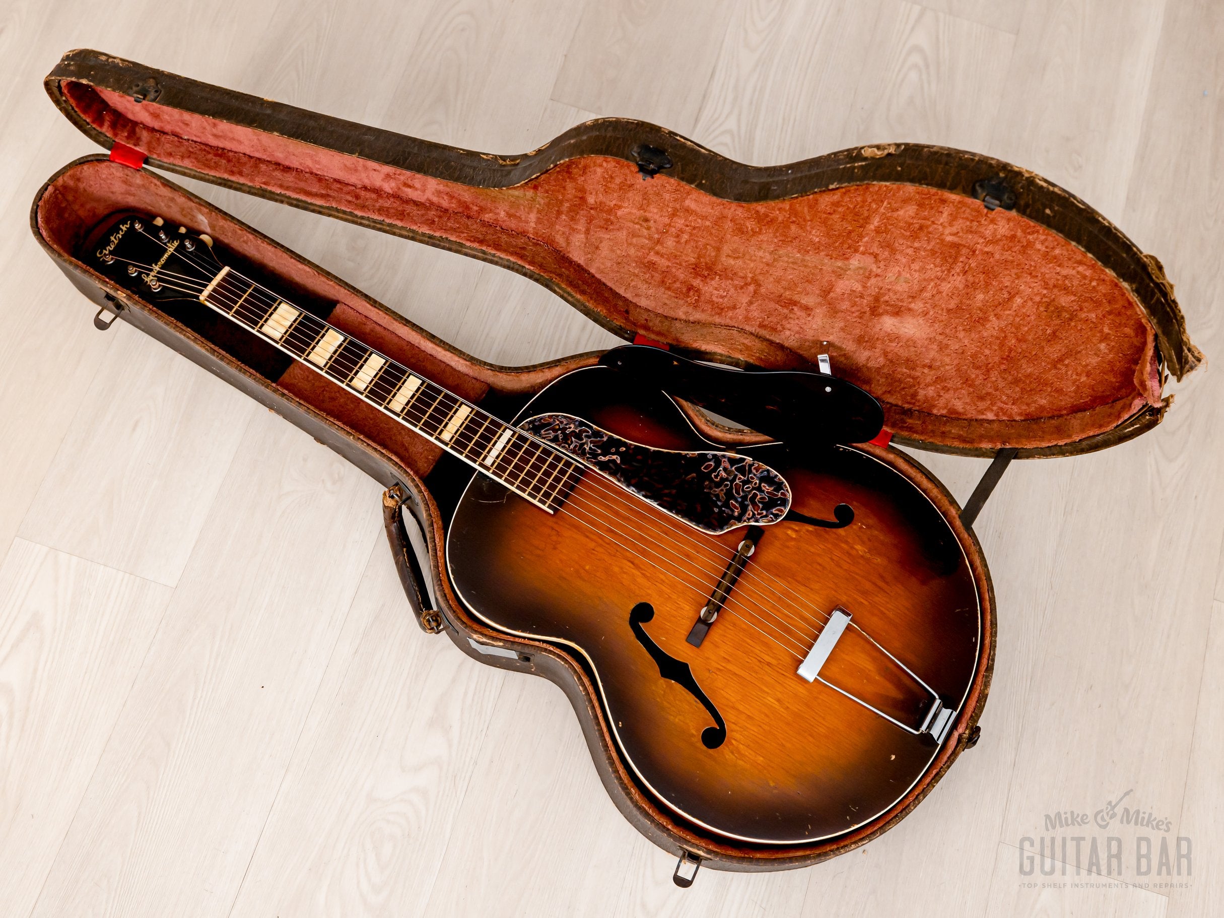 Gretsch Synchromatic アコースティックギター サンバースト 1940s Gretsch Synchromatic 100 Vintage Archtop Acoustic Guitar Sunburs