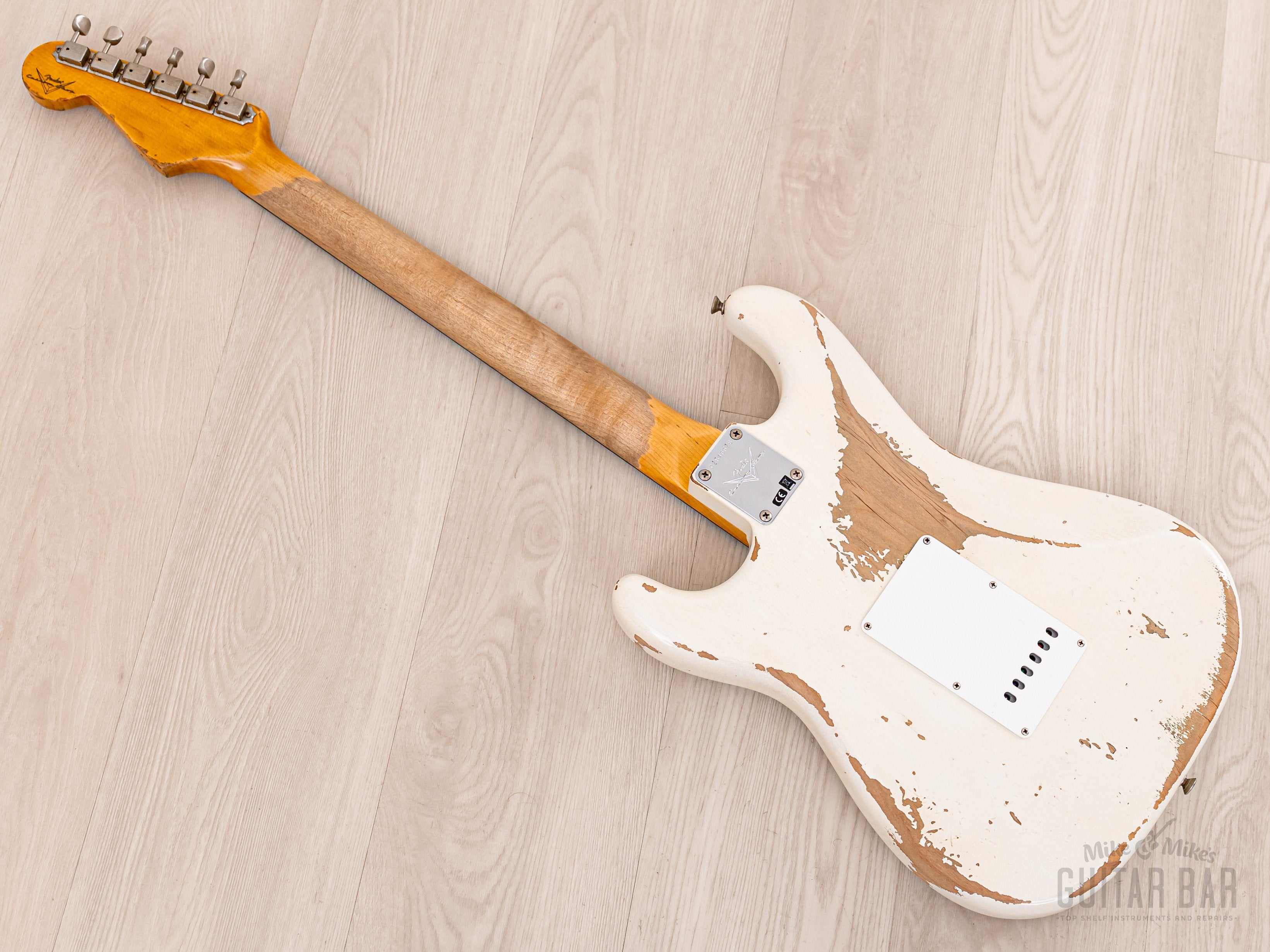 2020 Fender Custom Shop 1960 Stratocaster Heavy Relic Olympic White, Mint w/ Case, COA & Hangtags
