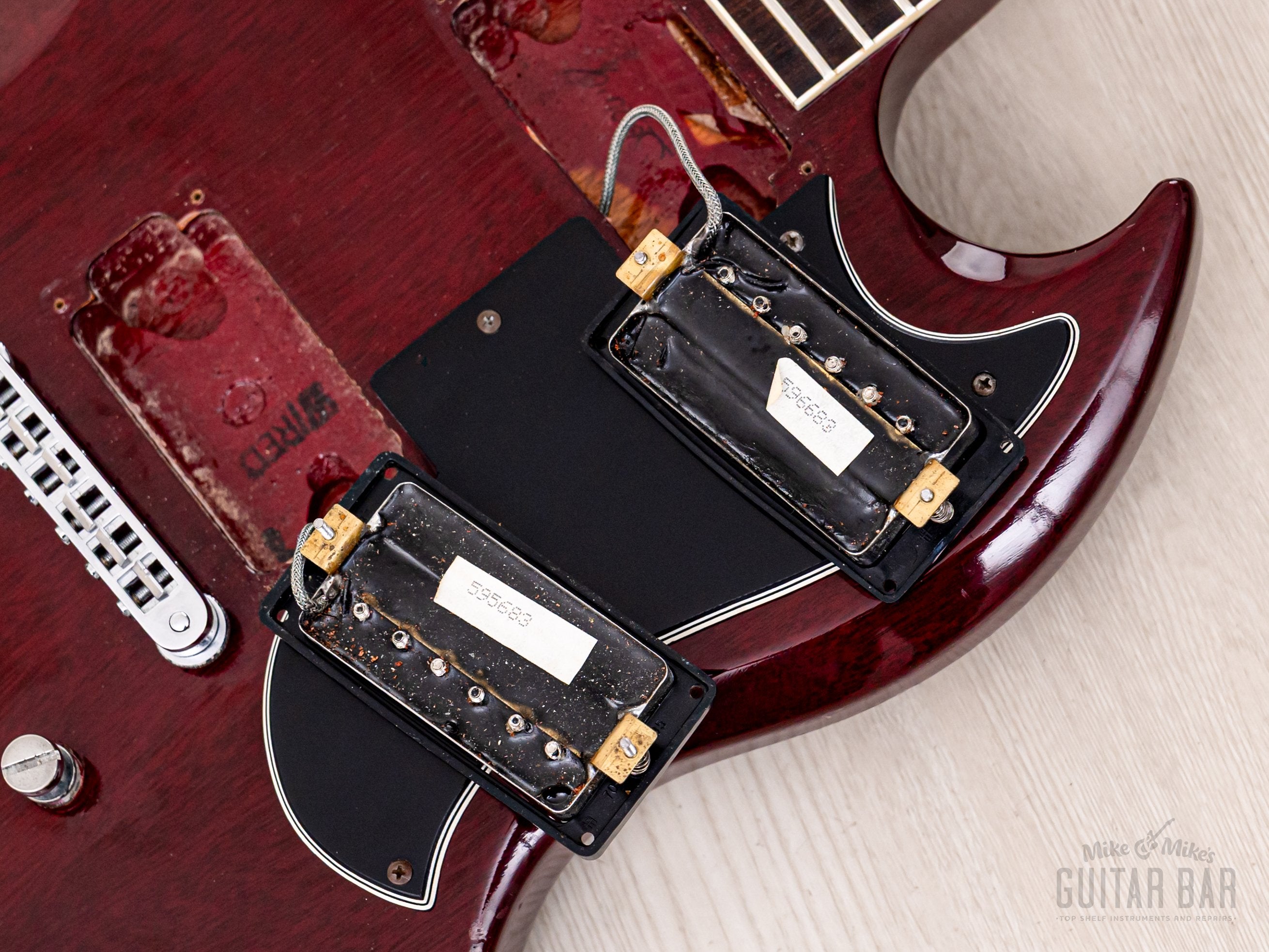 1983 Gibson SG Standard Vintage Guitar Cherry 100% Original w/ Tarbacks, Hangtags, Case