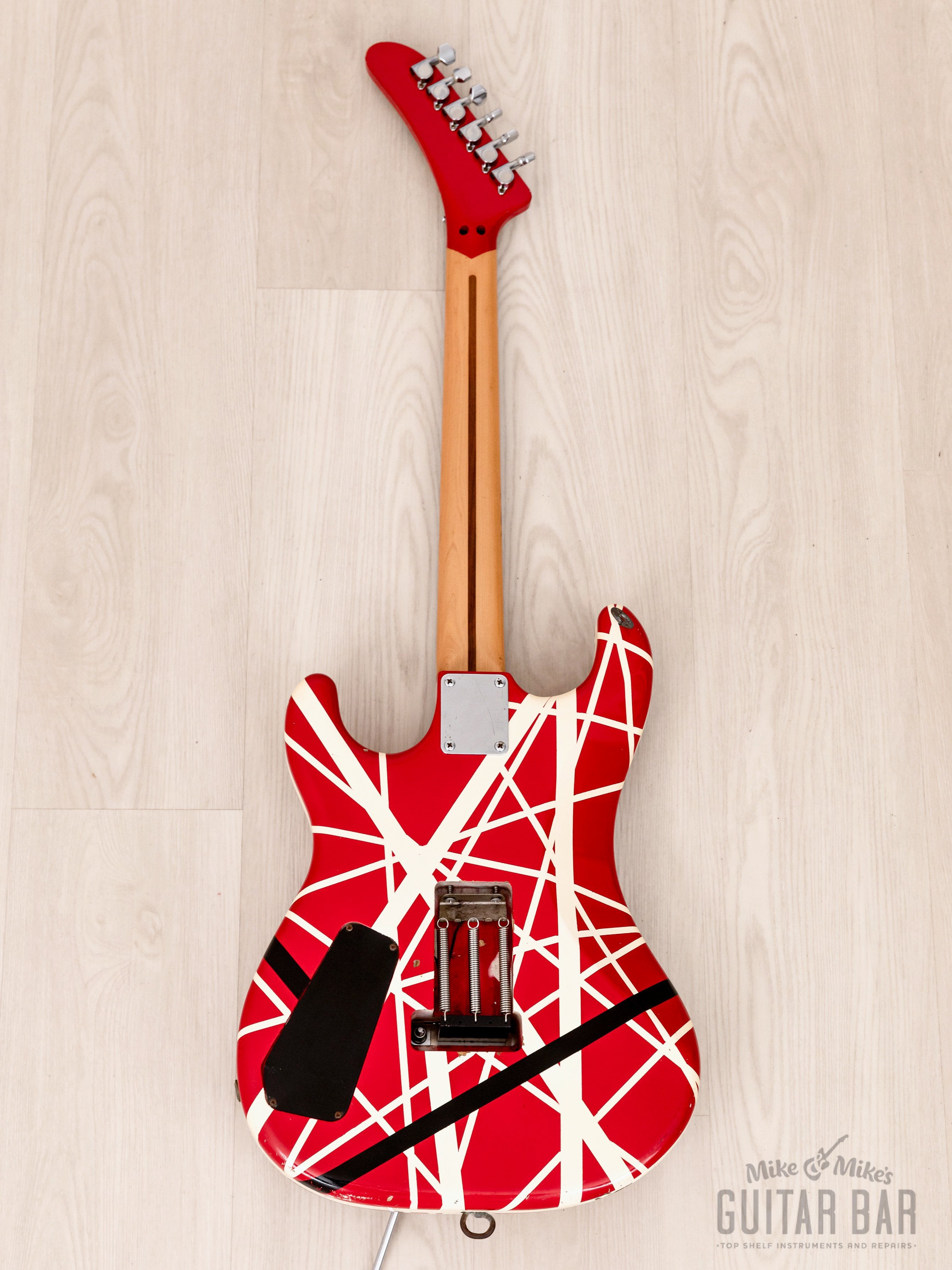 1990s ESP EVH Frankenstrat 5150 VH-250 Striped w/ Floyd Rose, Japan
