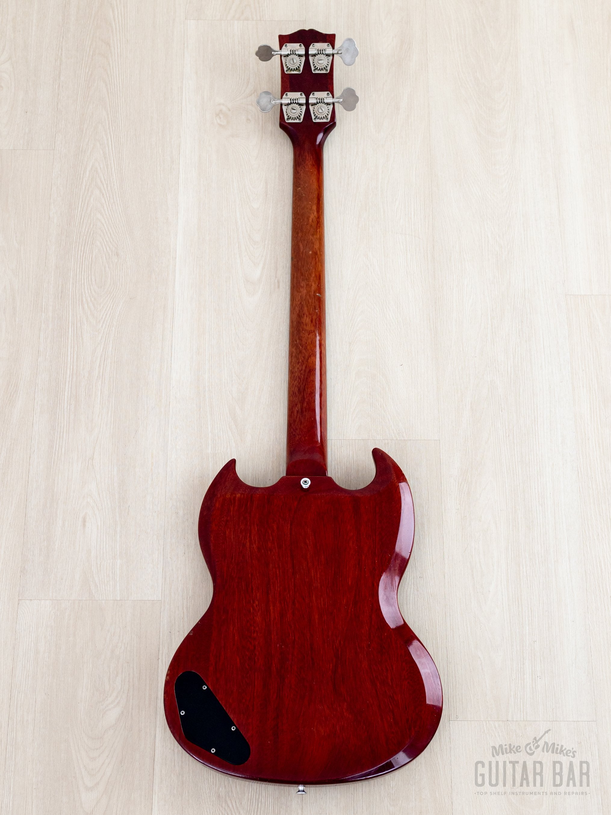1963 Gibson EB-0 Cherry Vintage Short Scale SG Bass, 100% Original w/