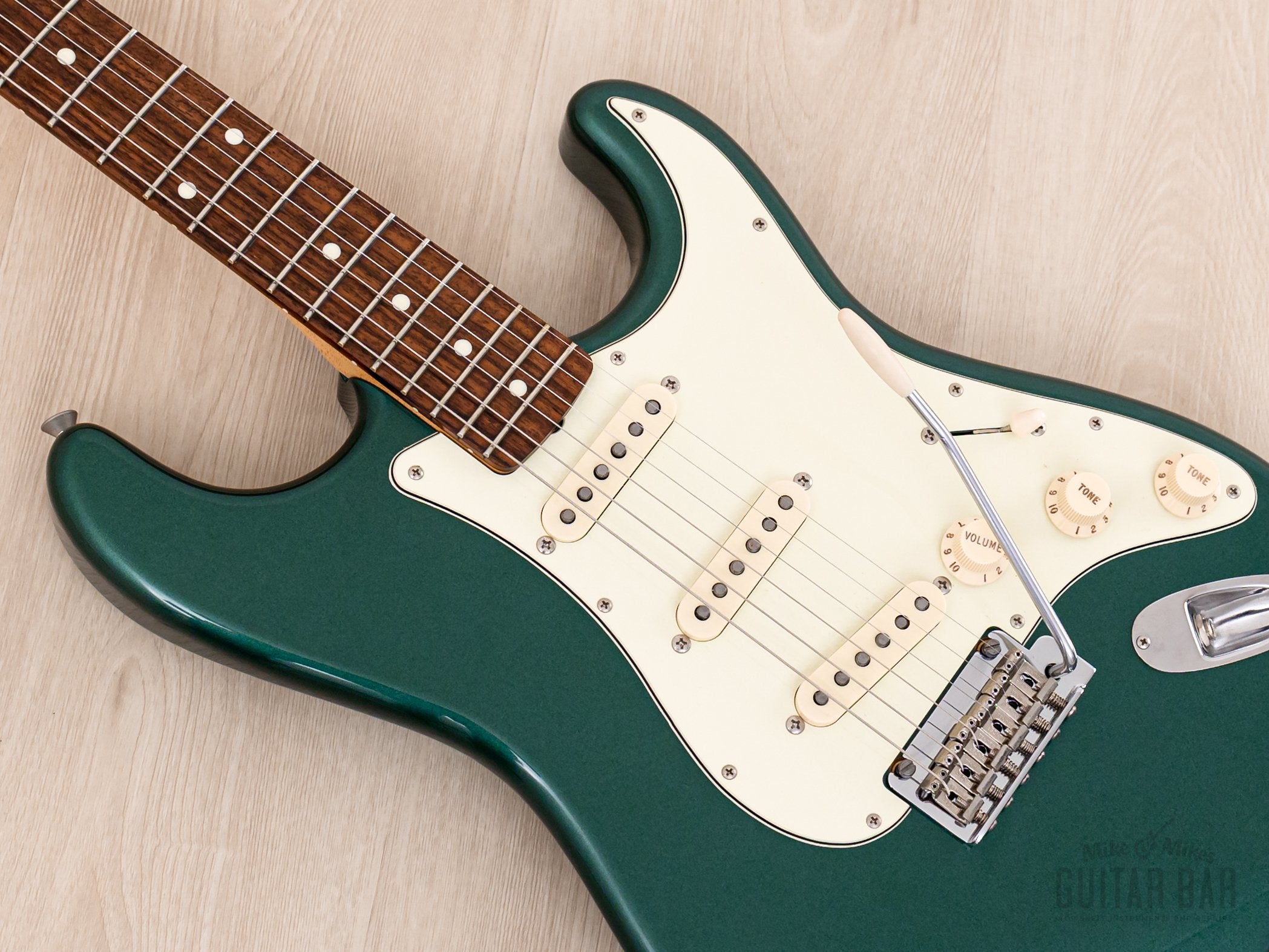 2017 Fender Hybrid '60s Stratocaster FSR Sherwood Green, Near-Mint w/ USA Pickups, Japan MIJ
