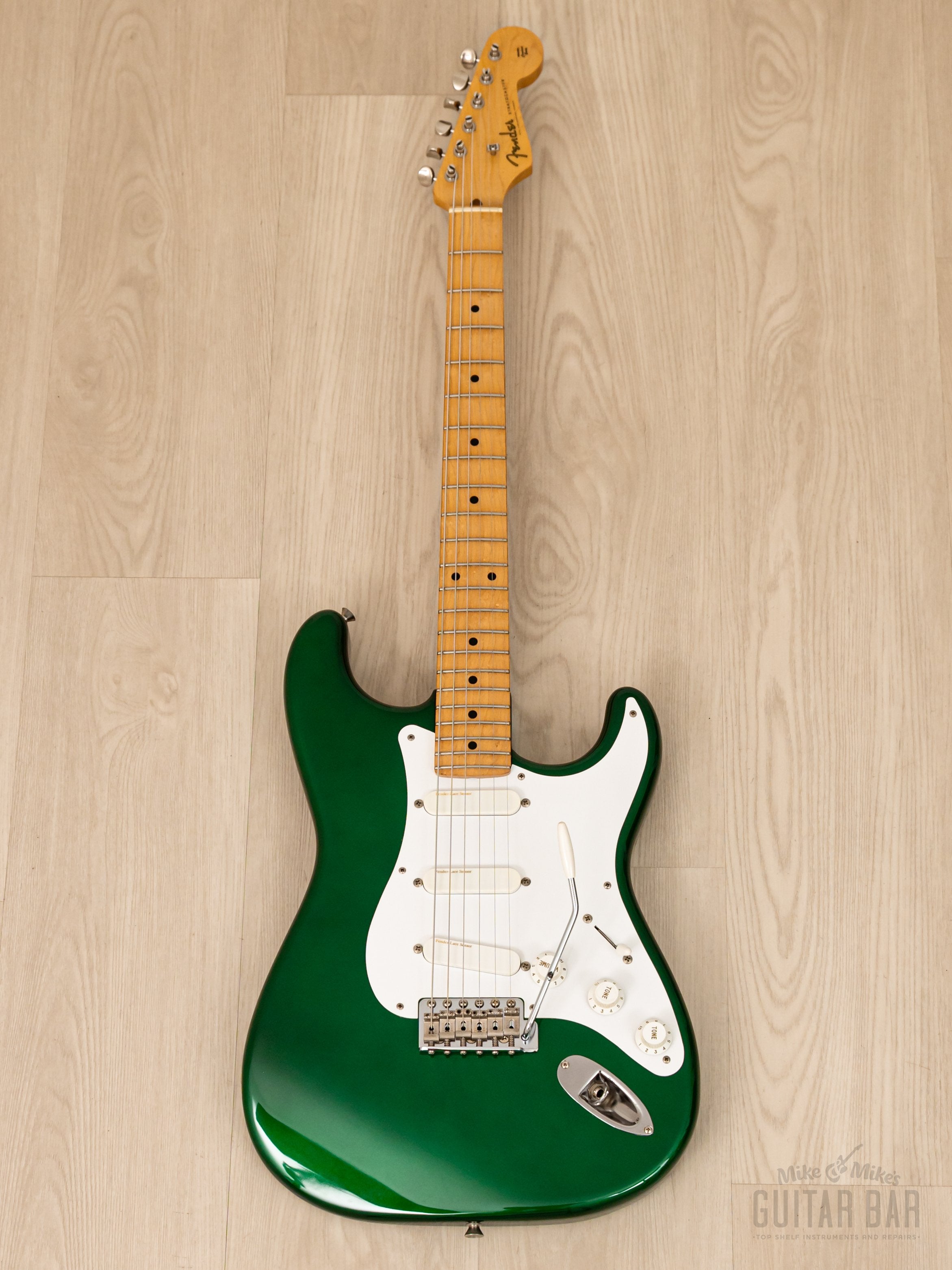 1991 Fender Order Made Stratocaster ST57-770LS Candy Apple Green w/ Lace  Sensor, Japan MIJ Fujigen