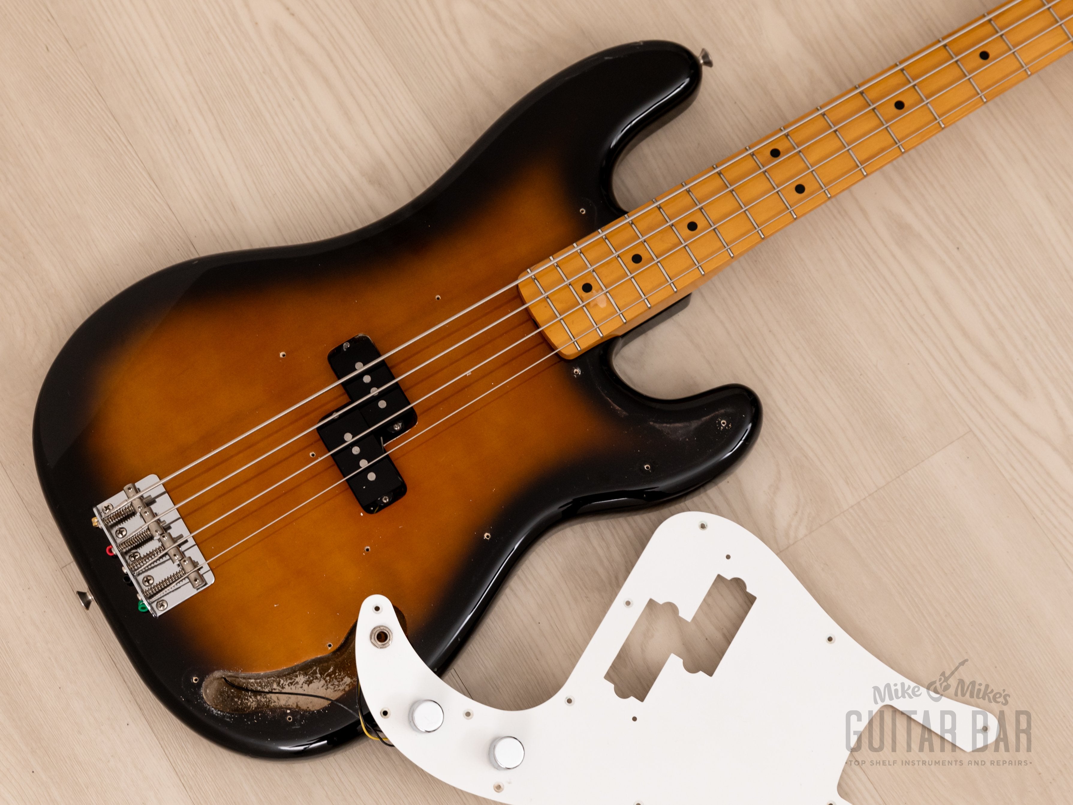 1989 Fender Precision Bass ‘57 Vintage Reissue PB57-500 Sunburst, Japan MIJ  Fujigen