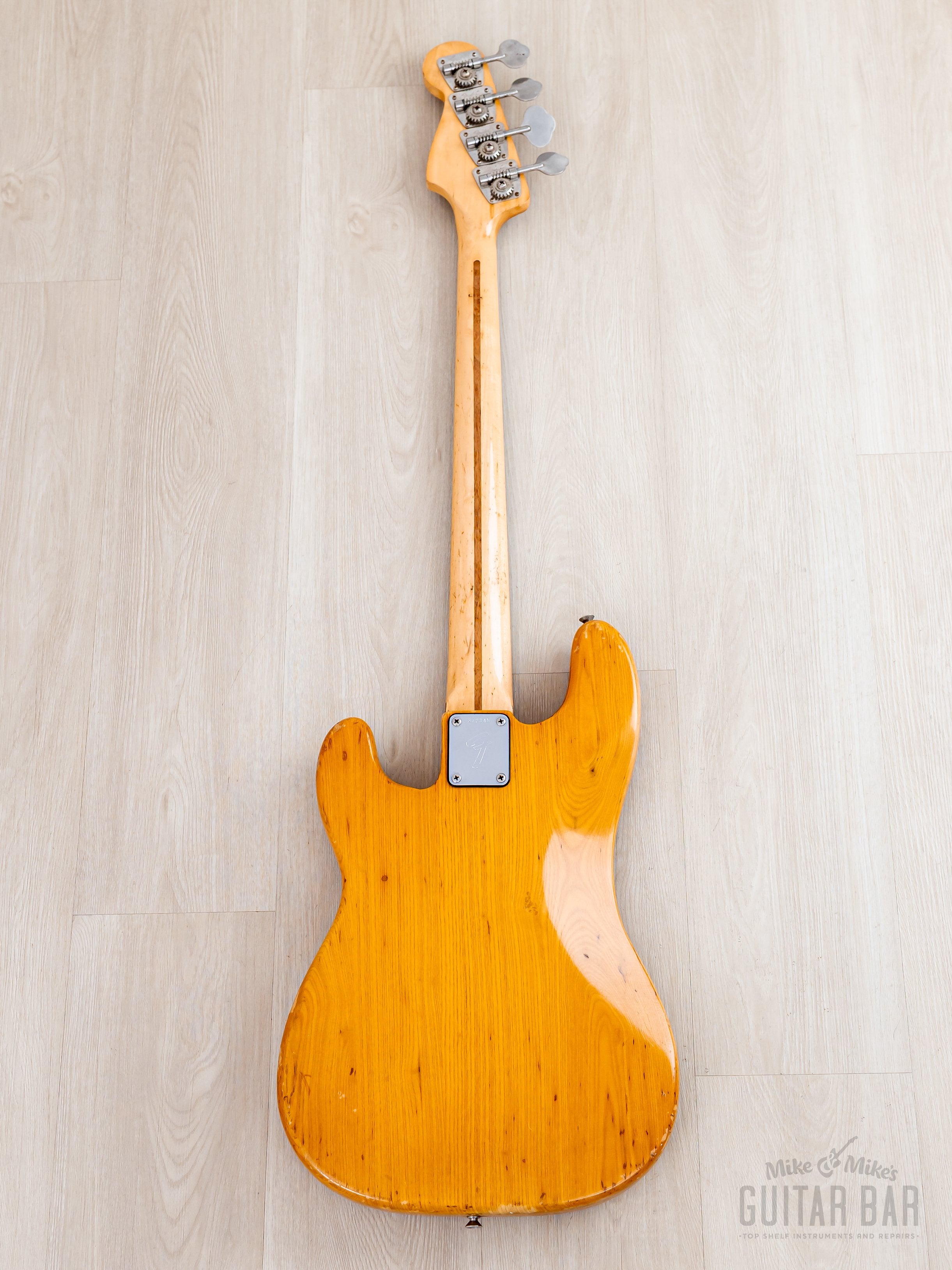 1972 Fender Precision Bass Natural Ash Vintage Bass w/ 1 1/2